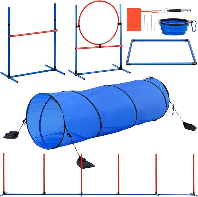 Sophisticated VEVOR Dog Agility Training Equipment Dog Agility Course Backyard Set Premium