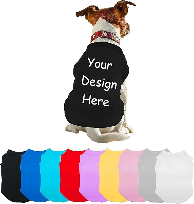 Responsible Custom Dog Shirt Customized Summer Breathable Pullover Pet Outfit Personalized Premium