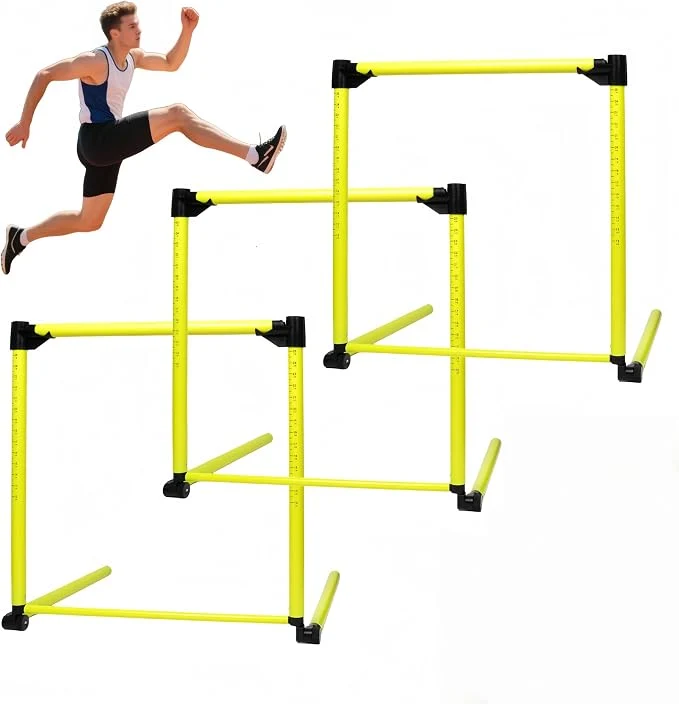 Smooth Adjustable Height Hurdles Training Equipment Indoor Outdoor Detachable Carefully Designed