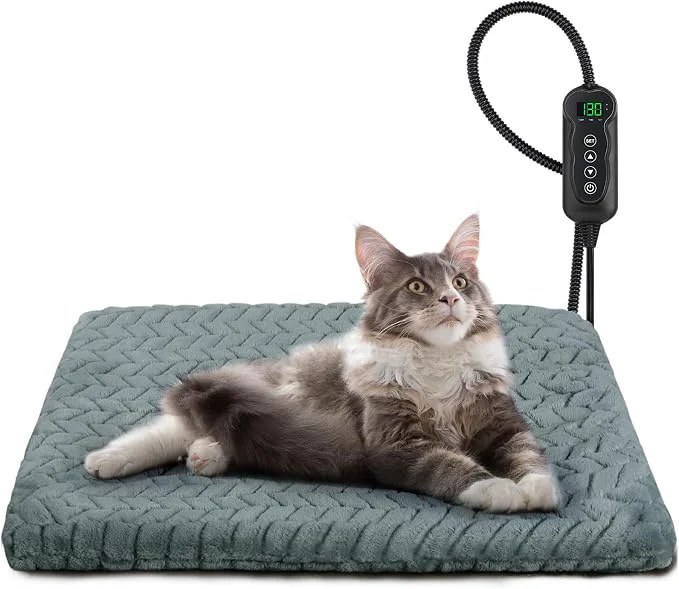 Smooth GASUR Heated Cat Bed Waterproof Cat Heating Pad Prestigious