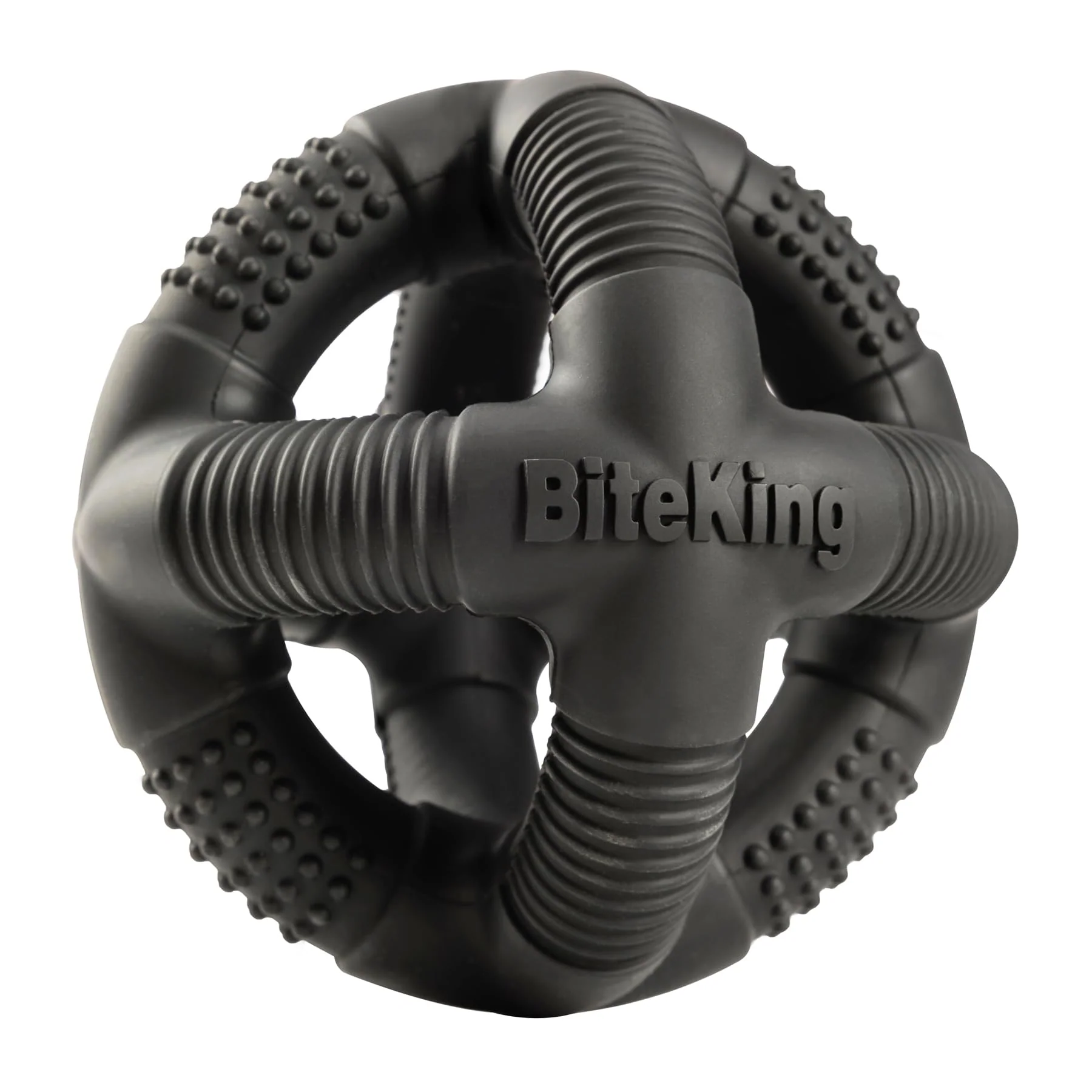 Safe BiteKing Natural Rubber Dog Balls for Large Aggressive Chewers Lifetime Recyclable