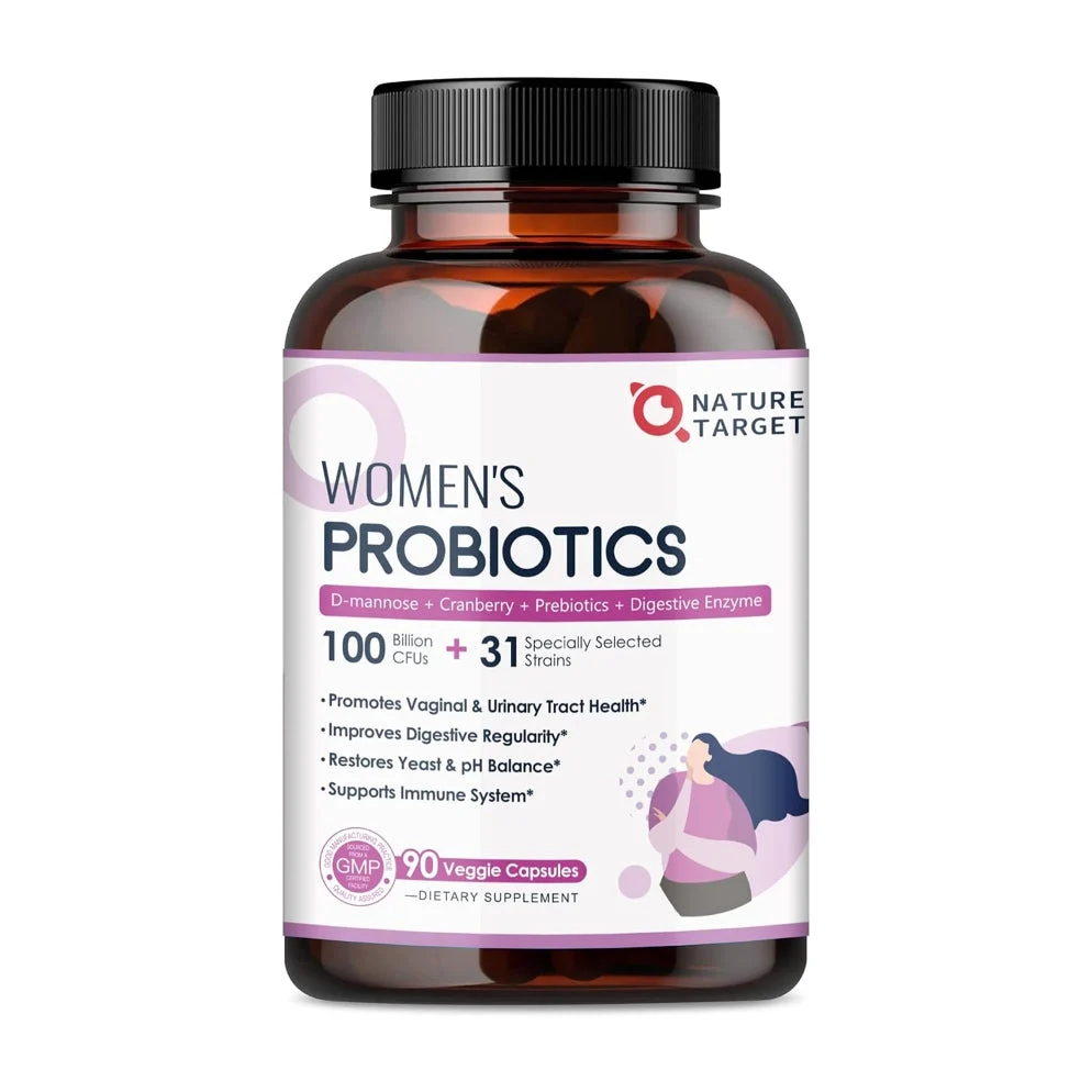 Consistent Probiotiques pour la santé intestinale des femmes 100 milliards d’UFC 90 capsules végétales Pure