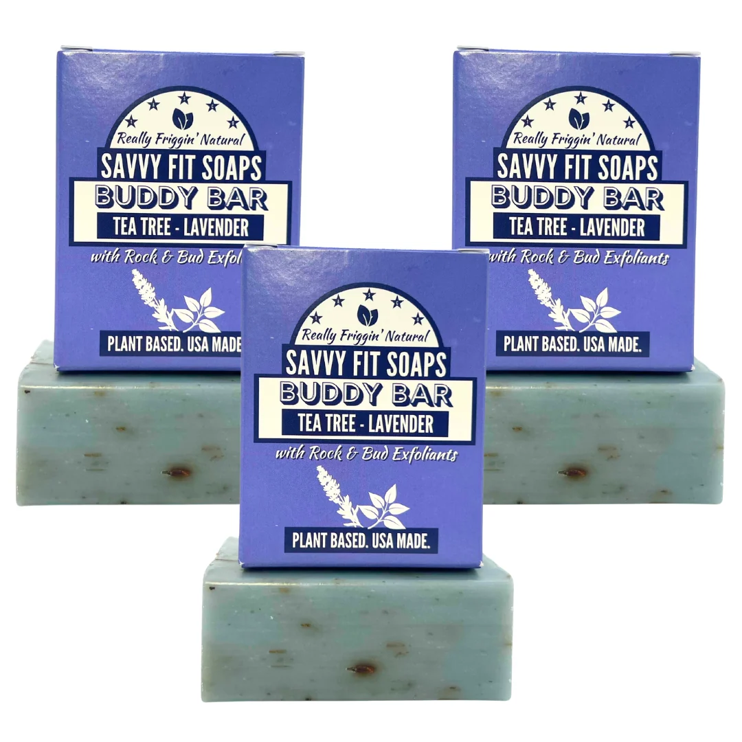 Fast LOT DE 3 BUDDY BARS – Lavande arbre à thé menthe poivrée User-Friendly