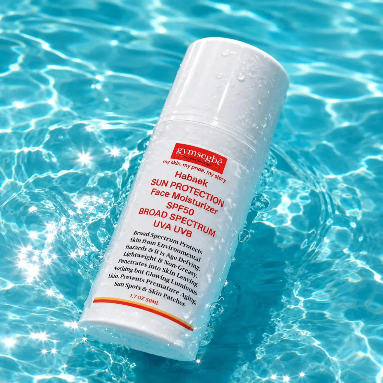 Relaxed Crème Hydratante Visage Habaek Protection Solaire SPF50 Peptides NiacinamideHydratant Visage Protection Solaire Habaek SPF50 Lightweight