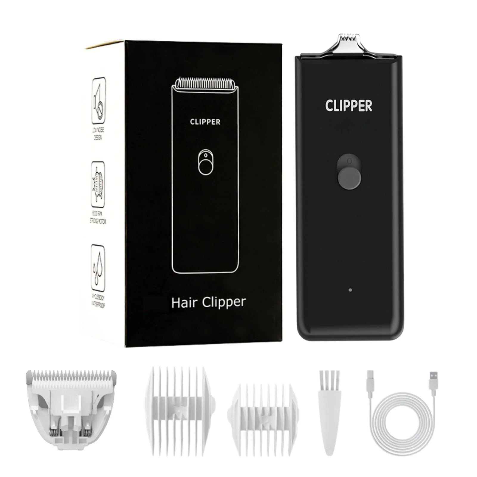 Powerful Grimgrow Waterproof USB Rechargeable Pet Clipper – Low-Noise Cordless Grooming Genuine