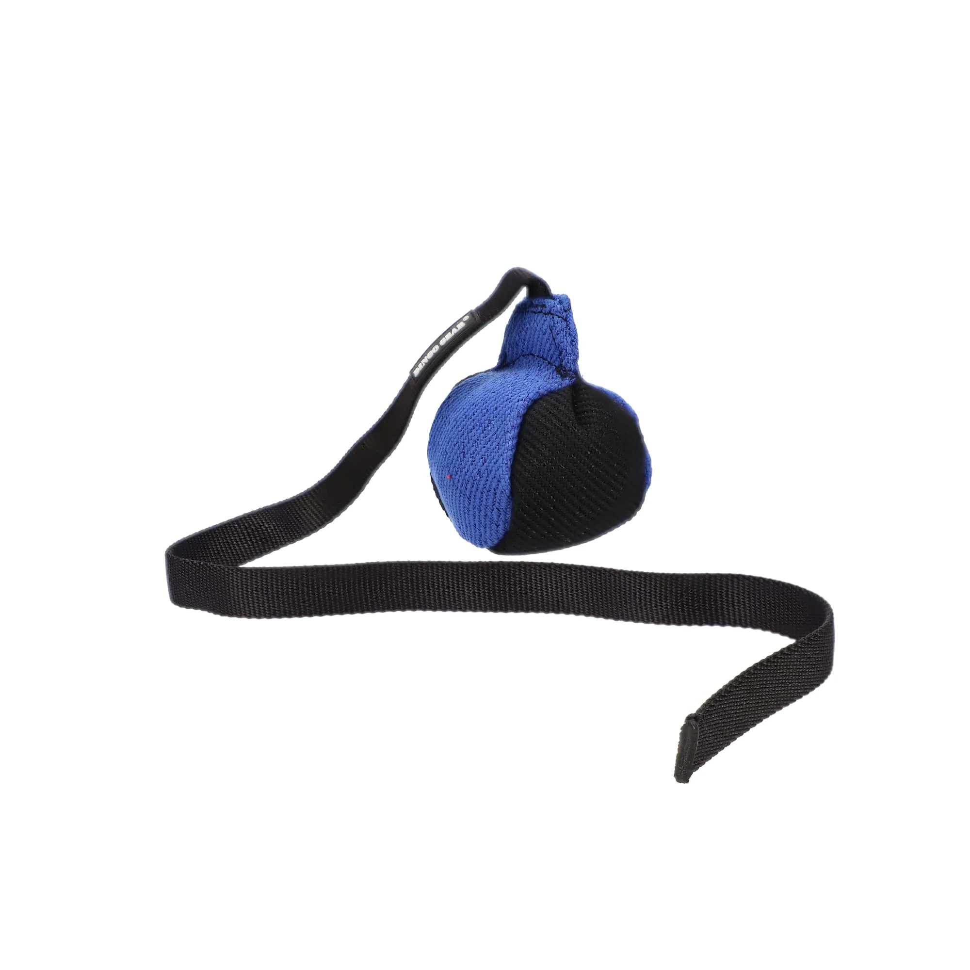 Environmentally Friendly Dingo Gear French Linen Ball for Dog Training – Rope Tug Toy Handmade Blue-Black Excellent