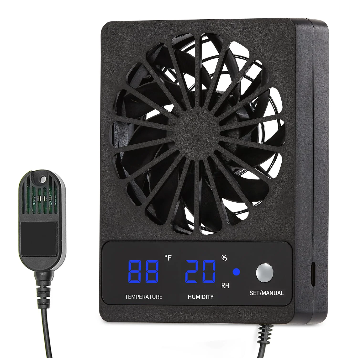 Outstanding RUNWUSHENG Reptile Fan Humidity Control Auto Ventilation for Rainforest Terrariums Reusable