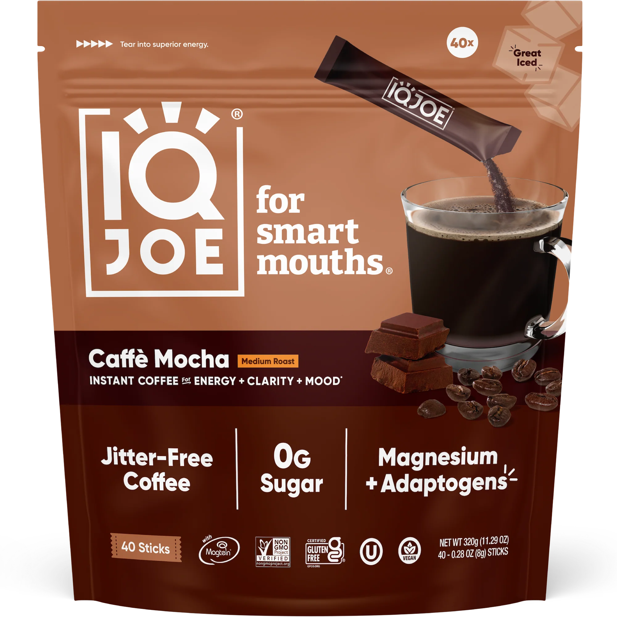 Traditional Caffè Mocha 40 Bâtonnets Solid