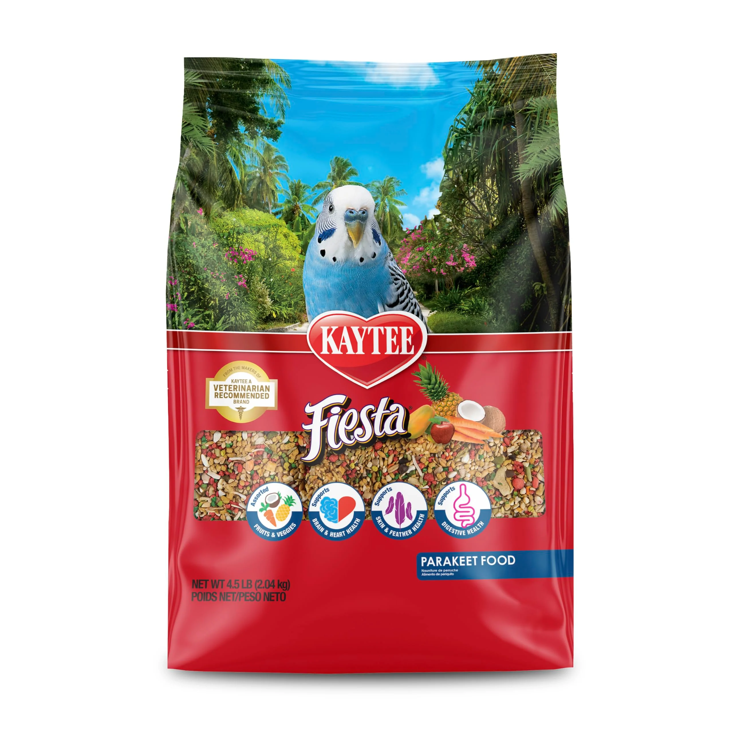 Efficient Kaytee Fiesta Parakeet Food – Nutritious Engaging 4.5 lb Elite