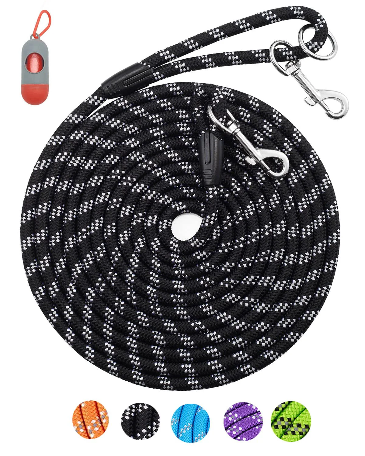 Refined Lanwandeng Dog Leash for Training — 10FT to 100FT Reflective Heavy-Duty Lead Classic
