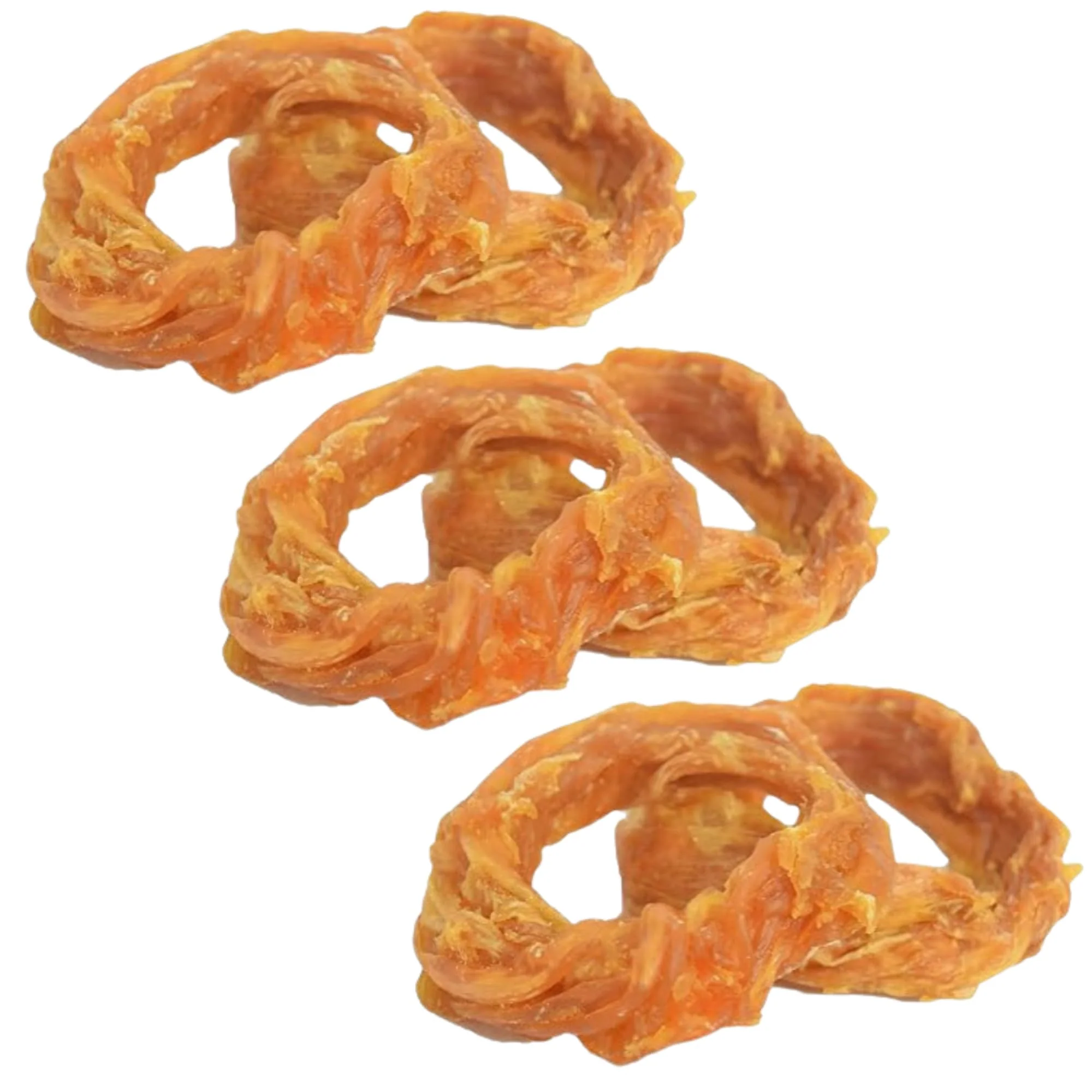 Breathable Ultra Chewy Turkey Tendon Rings for Dogs – Premium All-Natural Treats Hypoallergenic Easy to Digest 6 Pack Traditional
