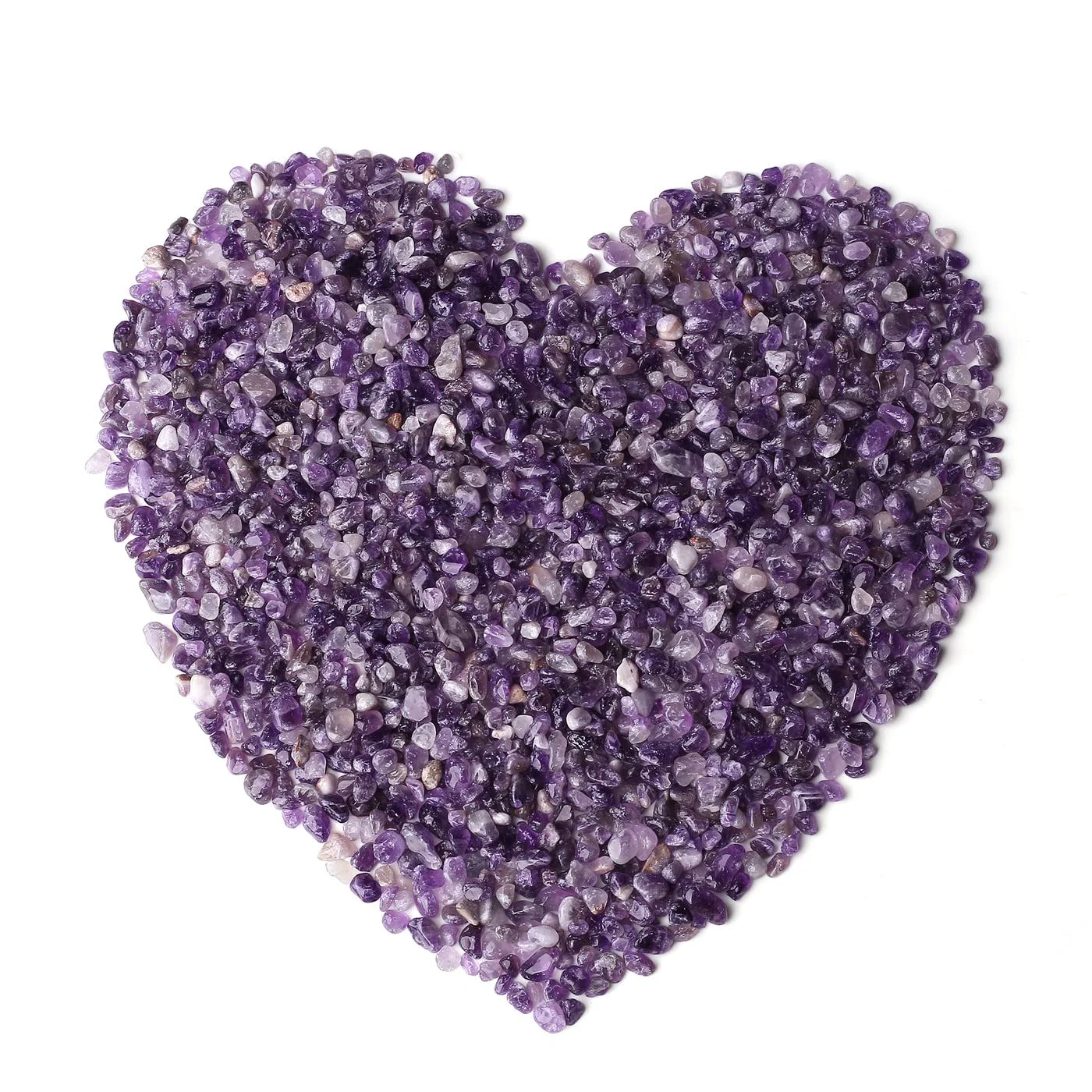 Fine LAIDANLA Amethyst 1lb Bulk Decorative Gravel – Natural Crystal Pebbles for Aquarium Terrarium DIY Safe