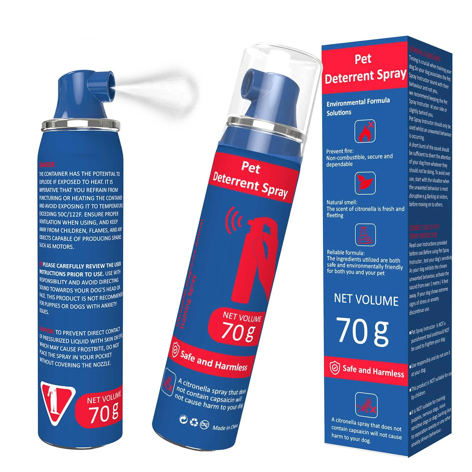 Professional SeasonFit Corrector Spray Dog Trainer – 75ml 2 Pack Premium Material