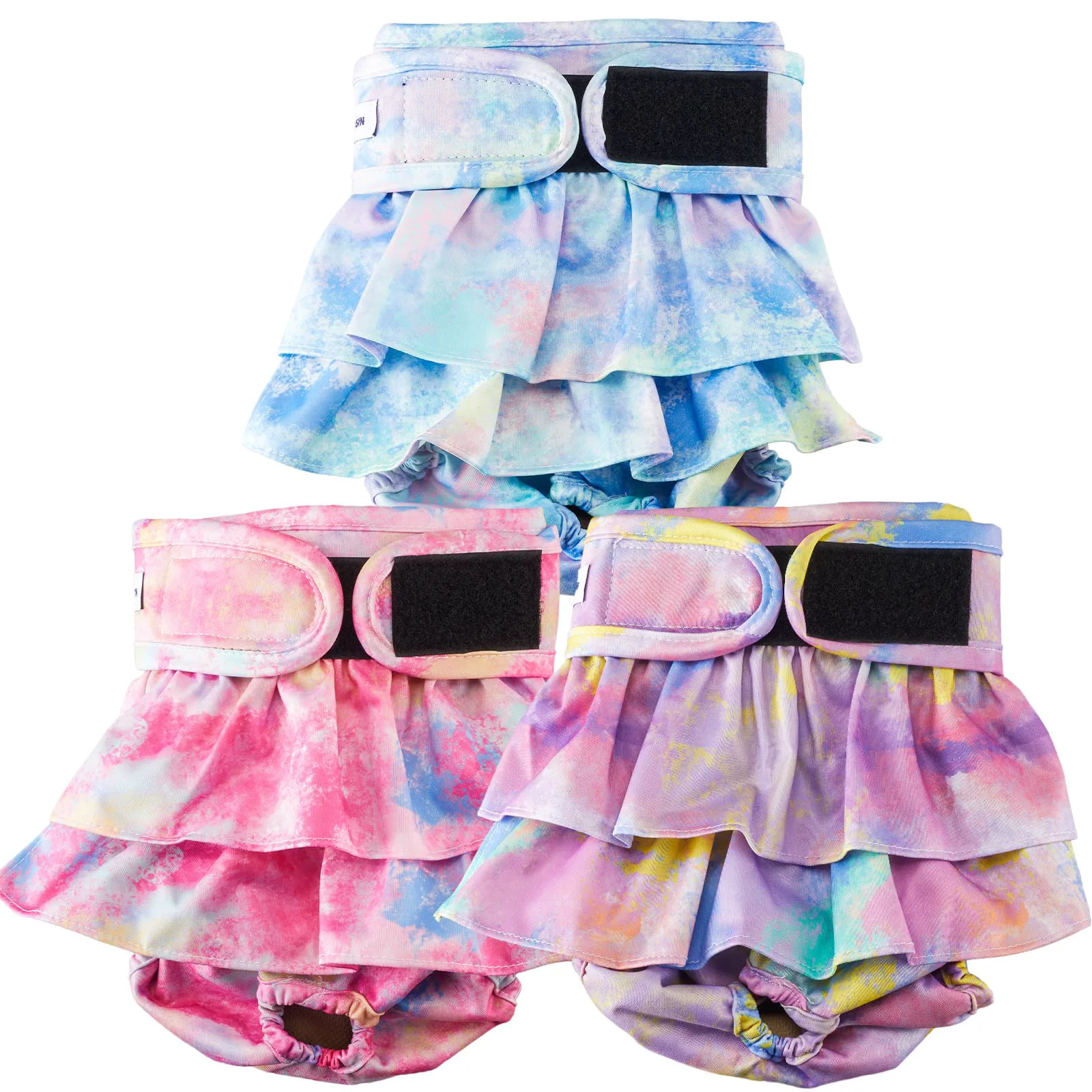 World-Class VUNCESSIN Reusable Dog Diapers Large – Pack of 3 Washable Leak-Proof for Heat Training High-End