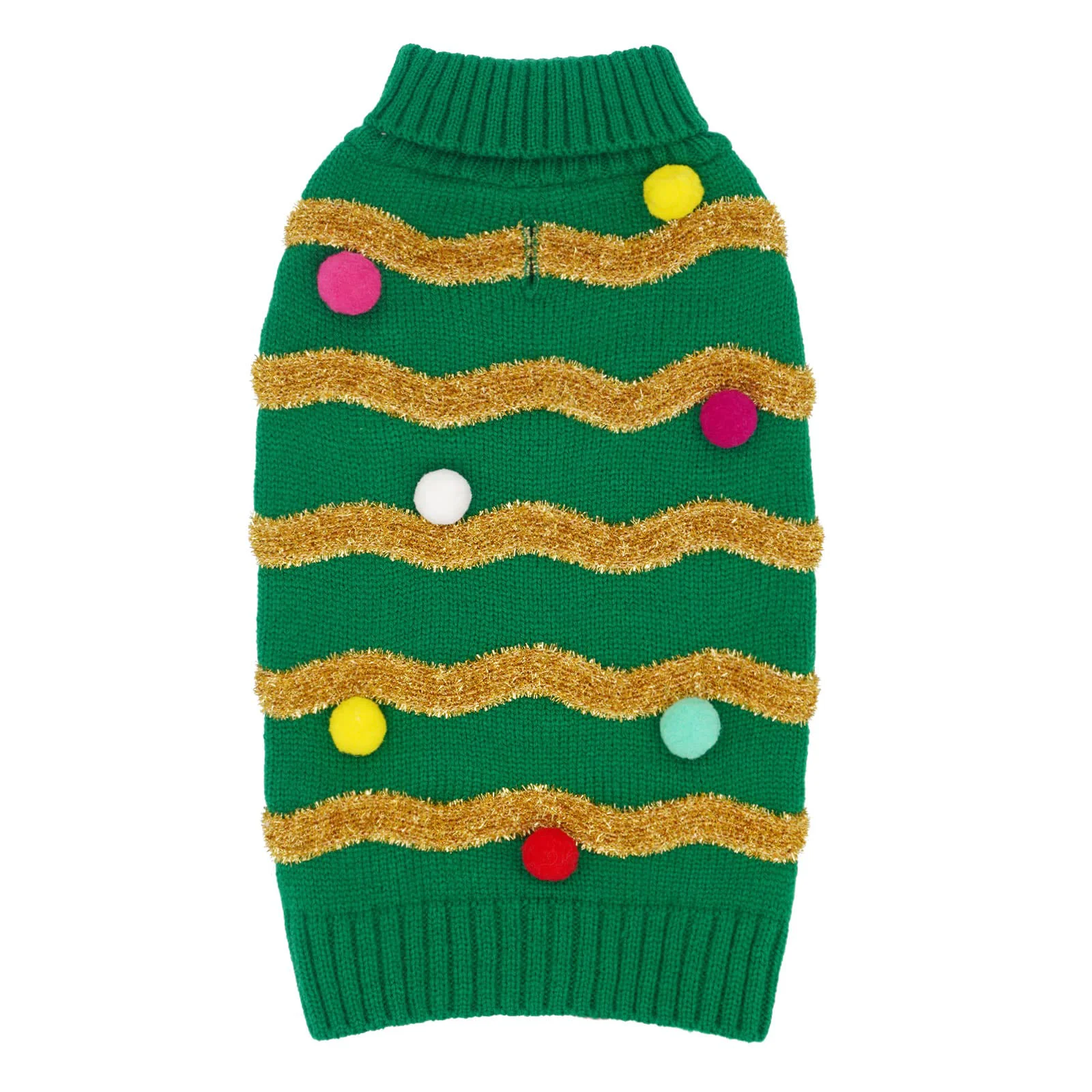 High-Quality cyeollo Dog Sweater – Christmas Glitter Turtleneck Winter Coat for Pets Superior
