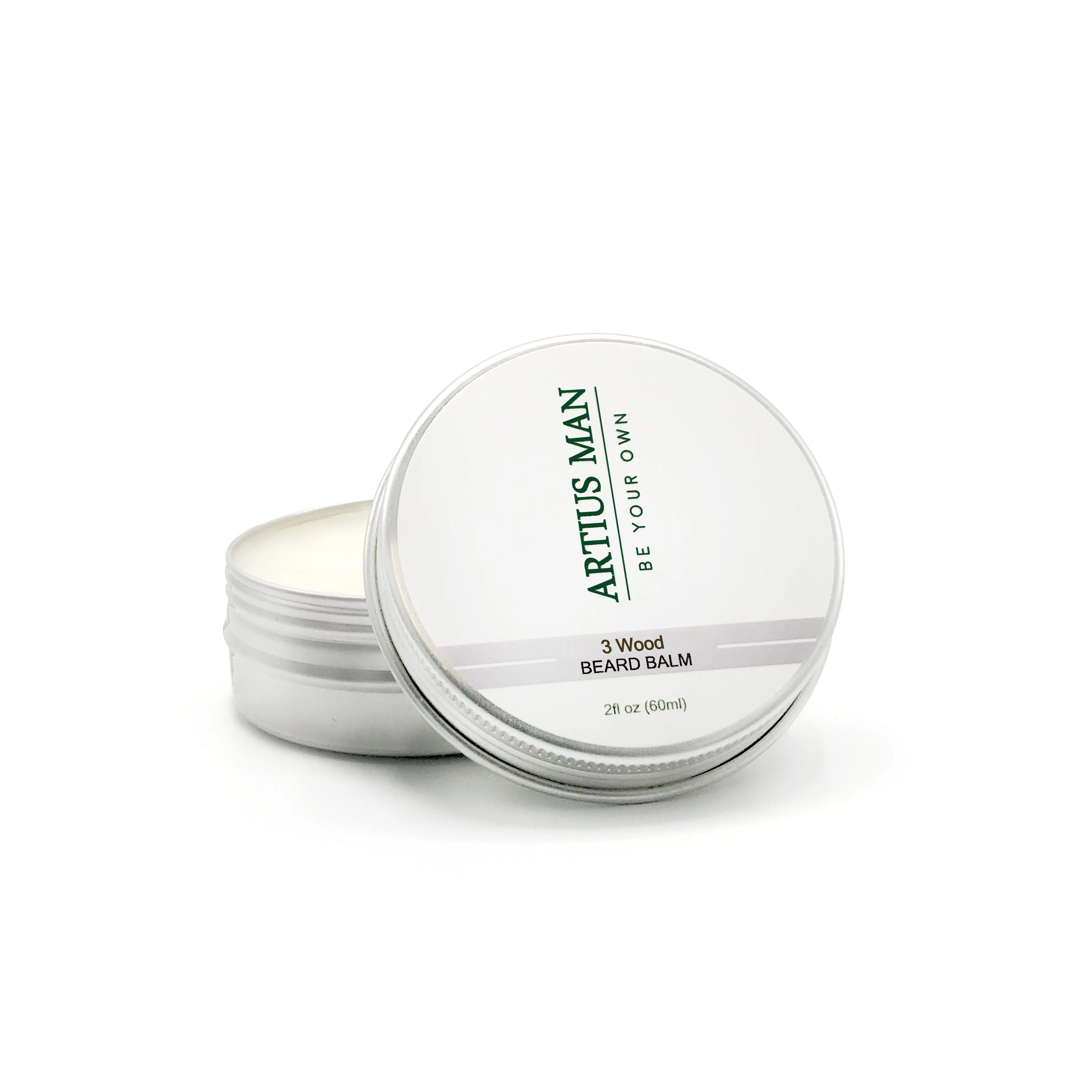 Long-Lasting Baume à Barbe 3 Bois – Baume à Barbe Style Cologne Bois de Luxe 57 g Soft