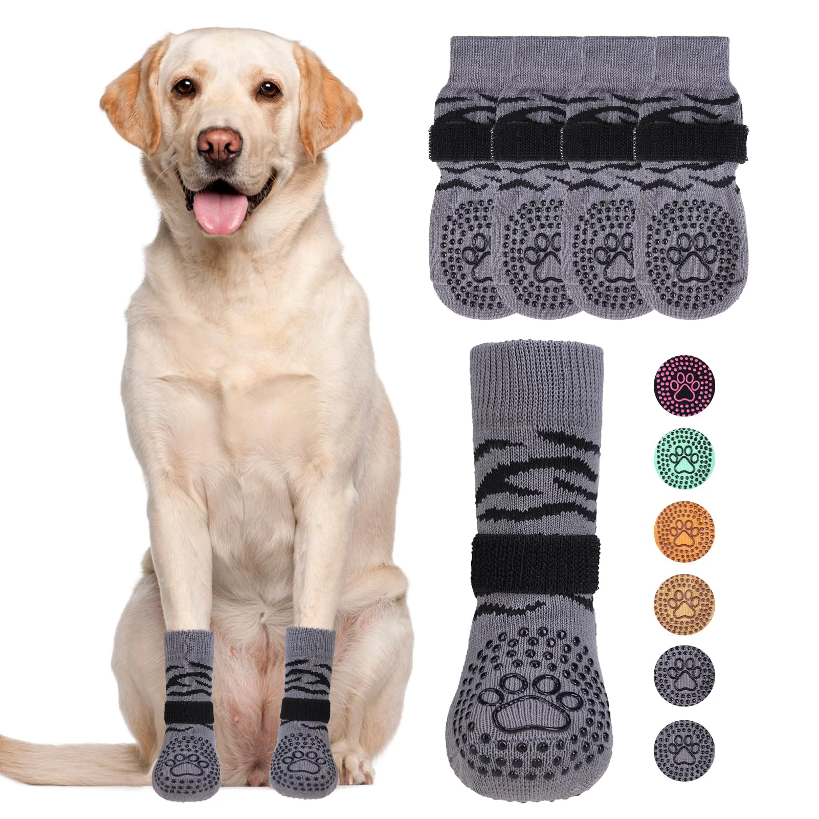 Safe KOOLTAIL Dog Socks – Anti-Slip Paw Protection for Hot Cold Pavement Innovative