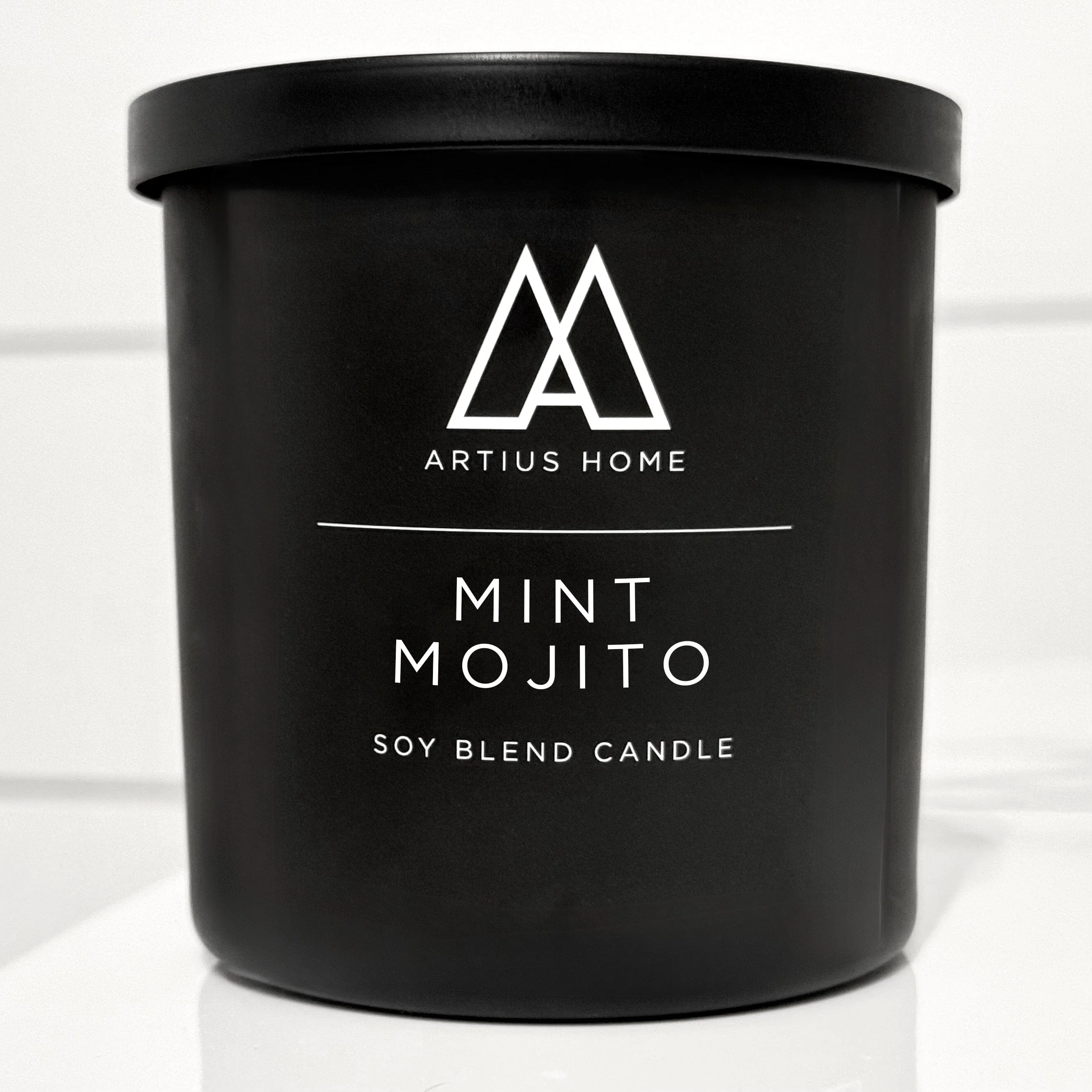 Advanced Bougie mèche bois Mojito Menthe – Menthe fraîche Citron vert et Rhum tropical 283 g Outstanding