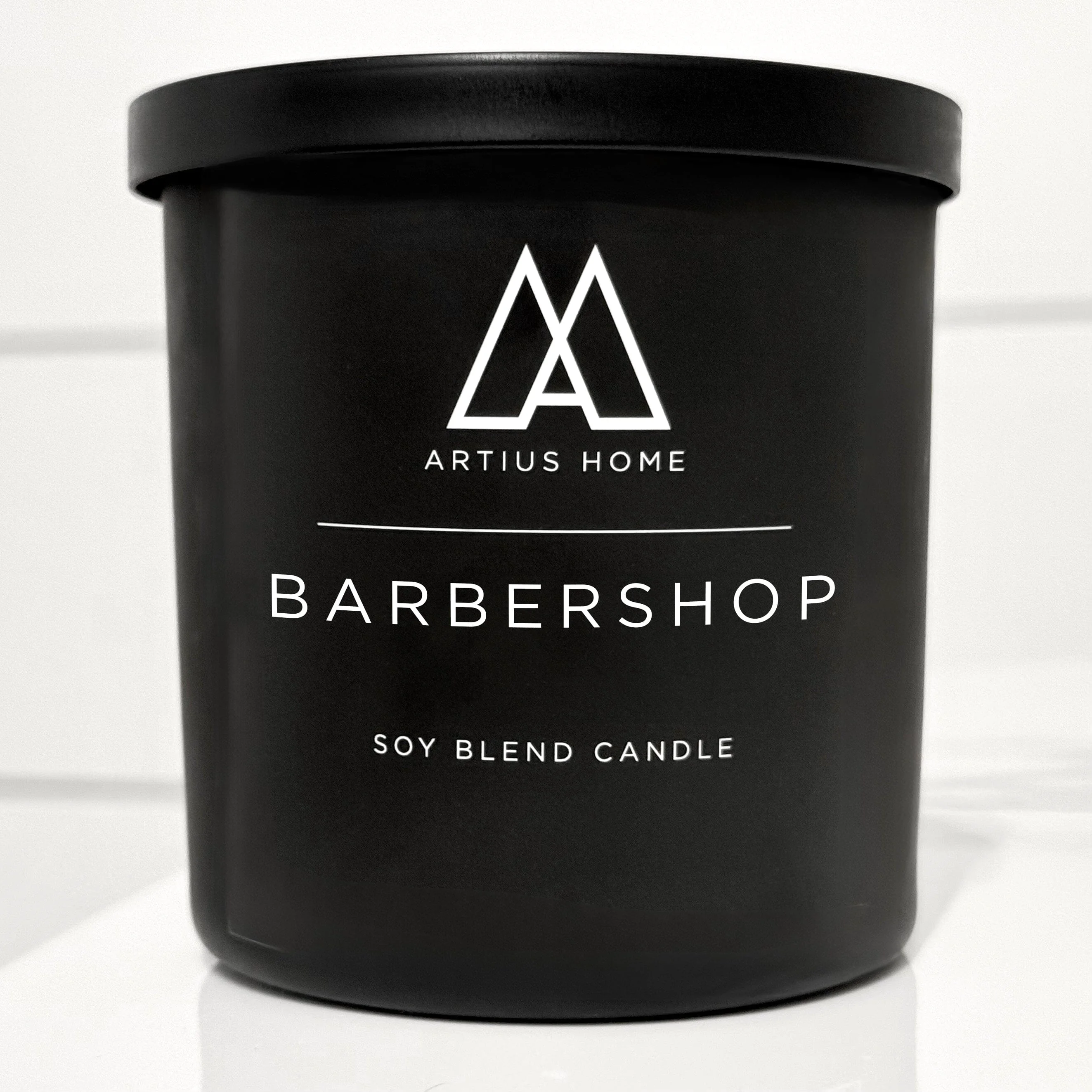 Authentic Bougie Barbier à mèche en bois – Rhum Bay poudre et barbier classique 283 g Healthy