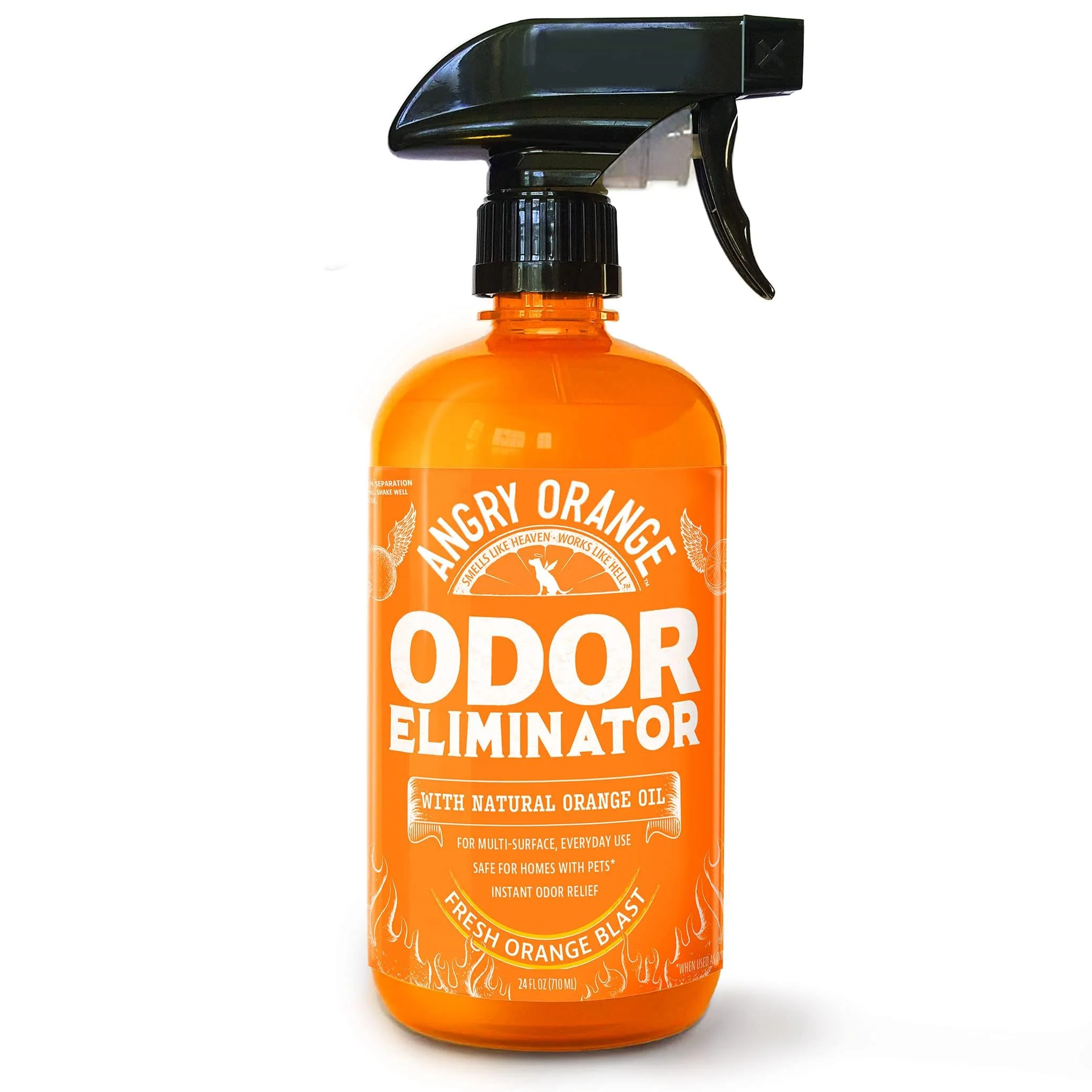 Traditional ANGRY ORANGE Pet Odor Eliminator – Citrus Cleaner with Natural Orange Oil 24 oz Official