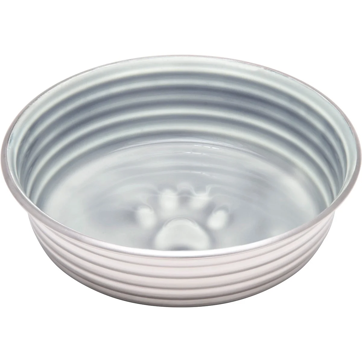Trendy Loving Pets Le Bol Large No-Spill Dog Bowl – Parisian Gray Durable