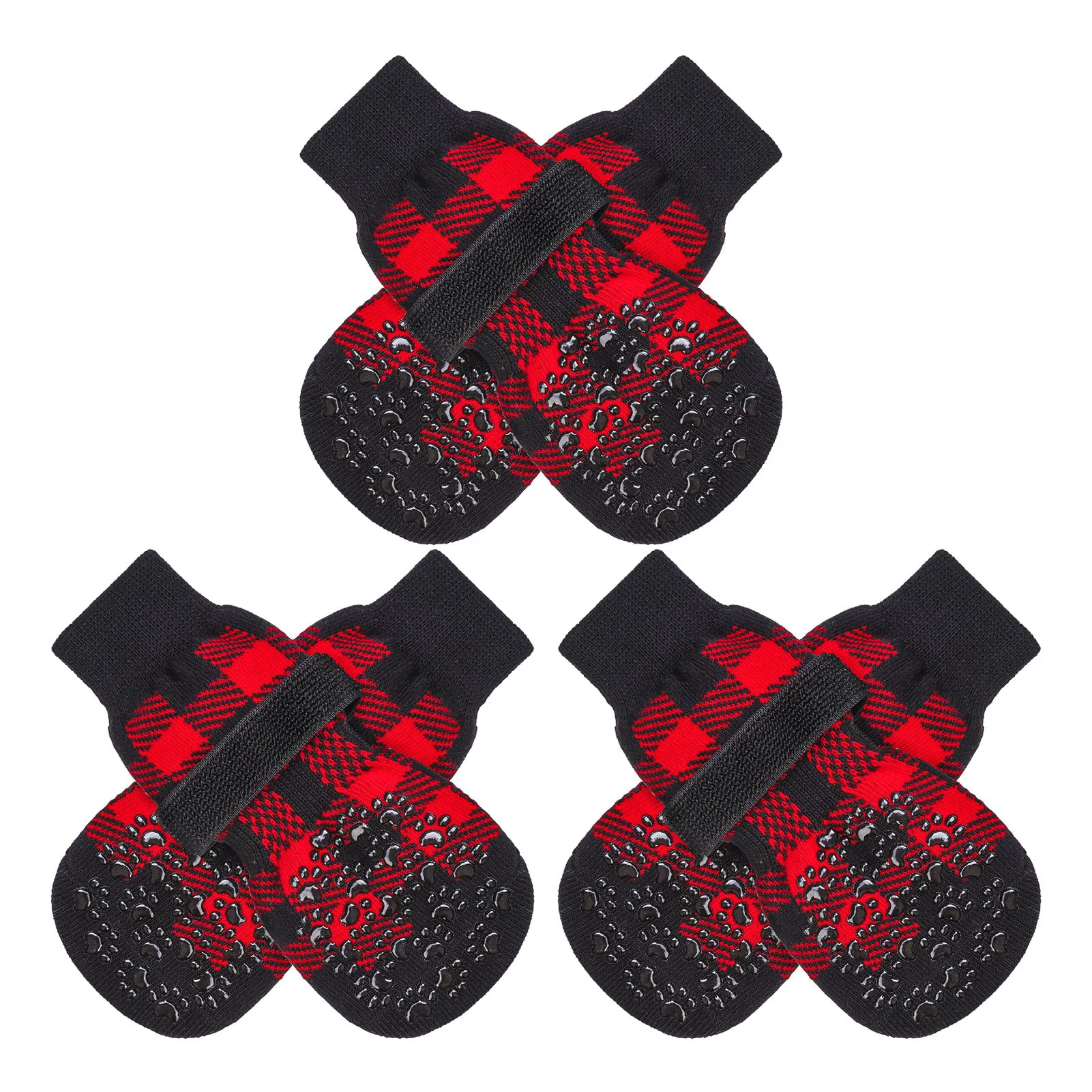 Effective EXPAWLORER Anti-Slip Dog Socks with Double-Sided Grips for Hardwood Floors Luxury