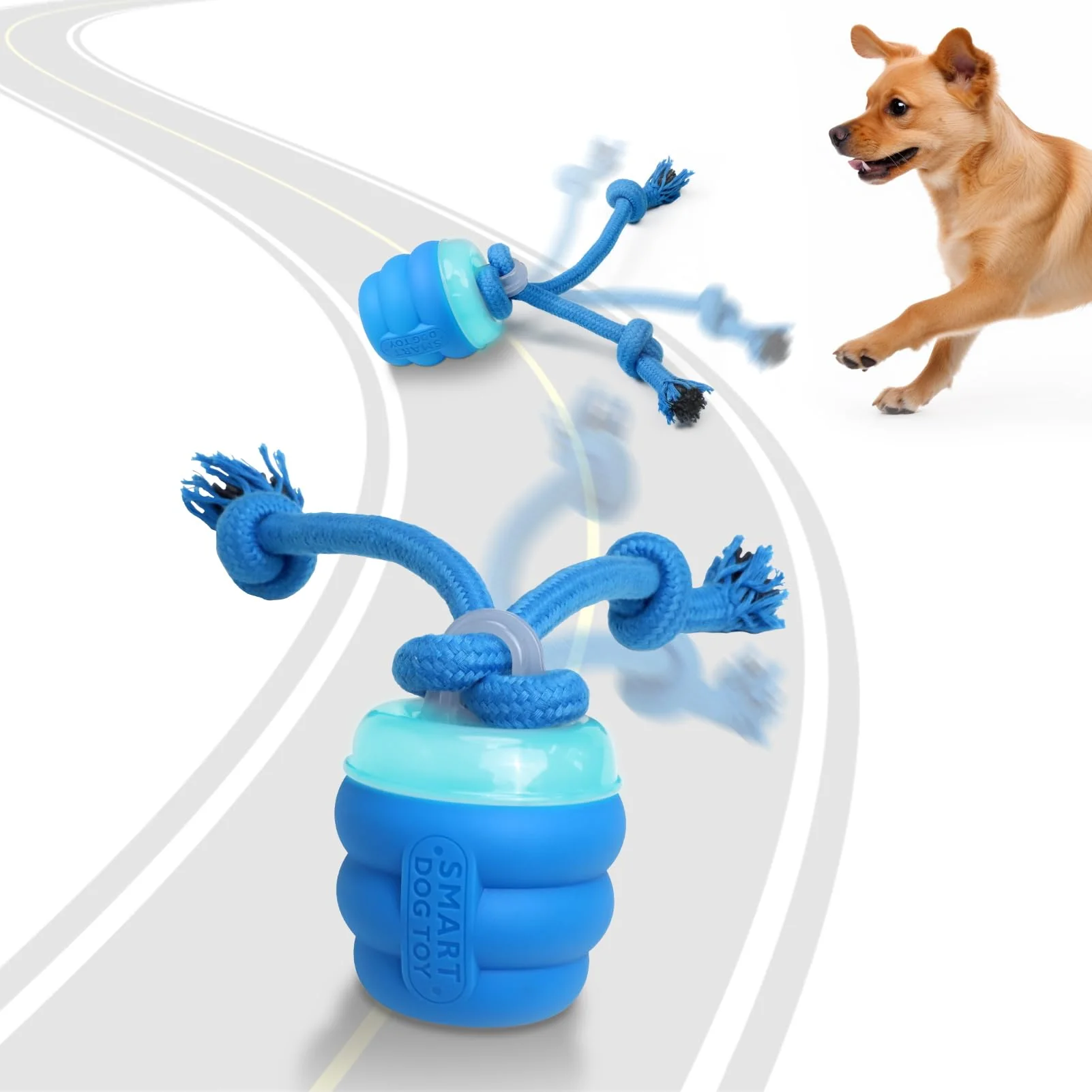 Smart Giociv Interactive Dog Toys – Motion Activated Squeaky Ball for Daily Training Official