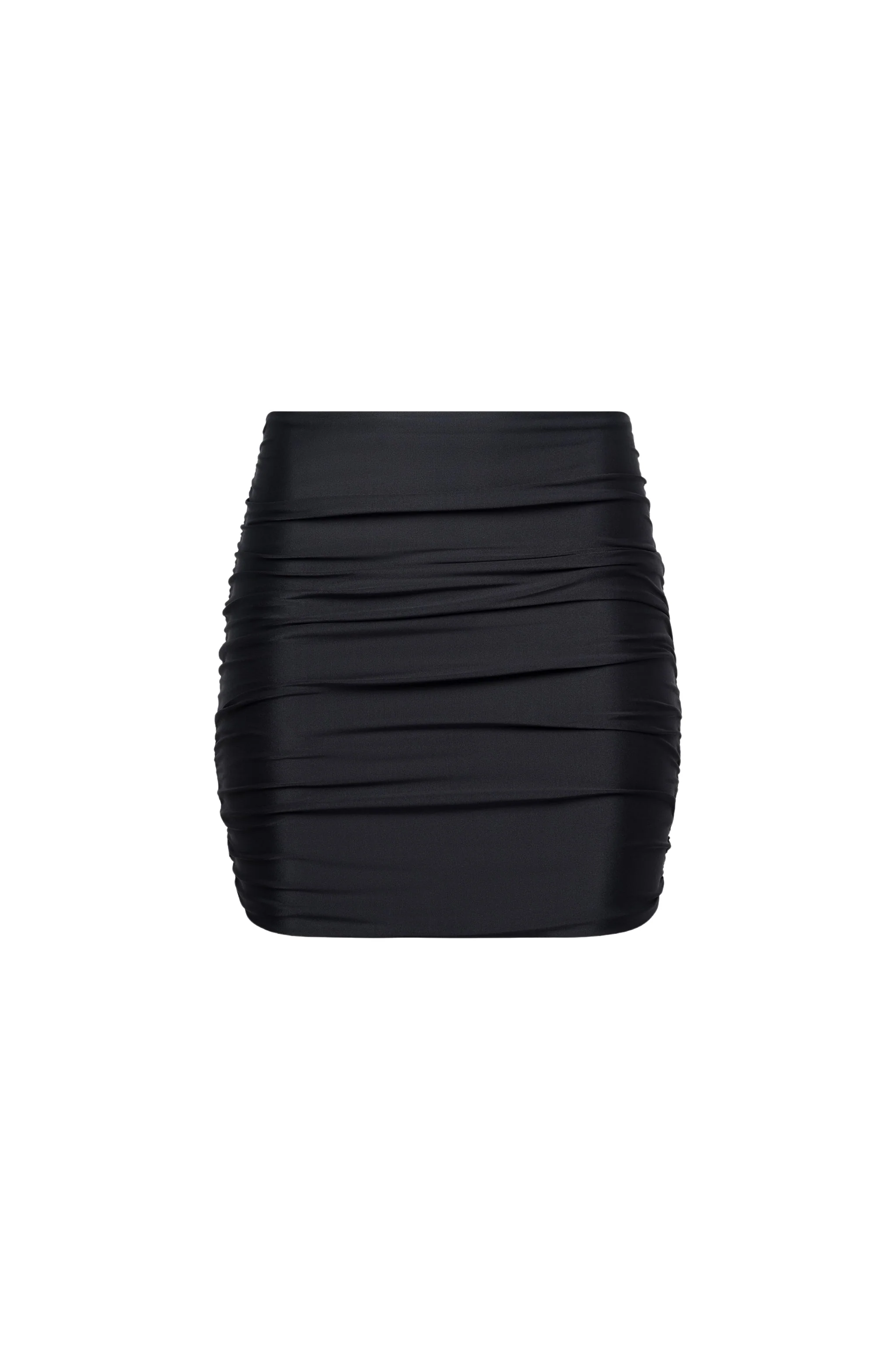 High-Grade Mini-jupe froncée Rio noire Convenient