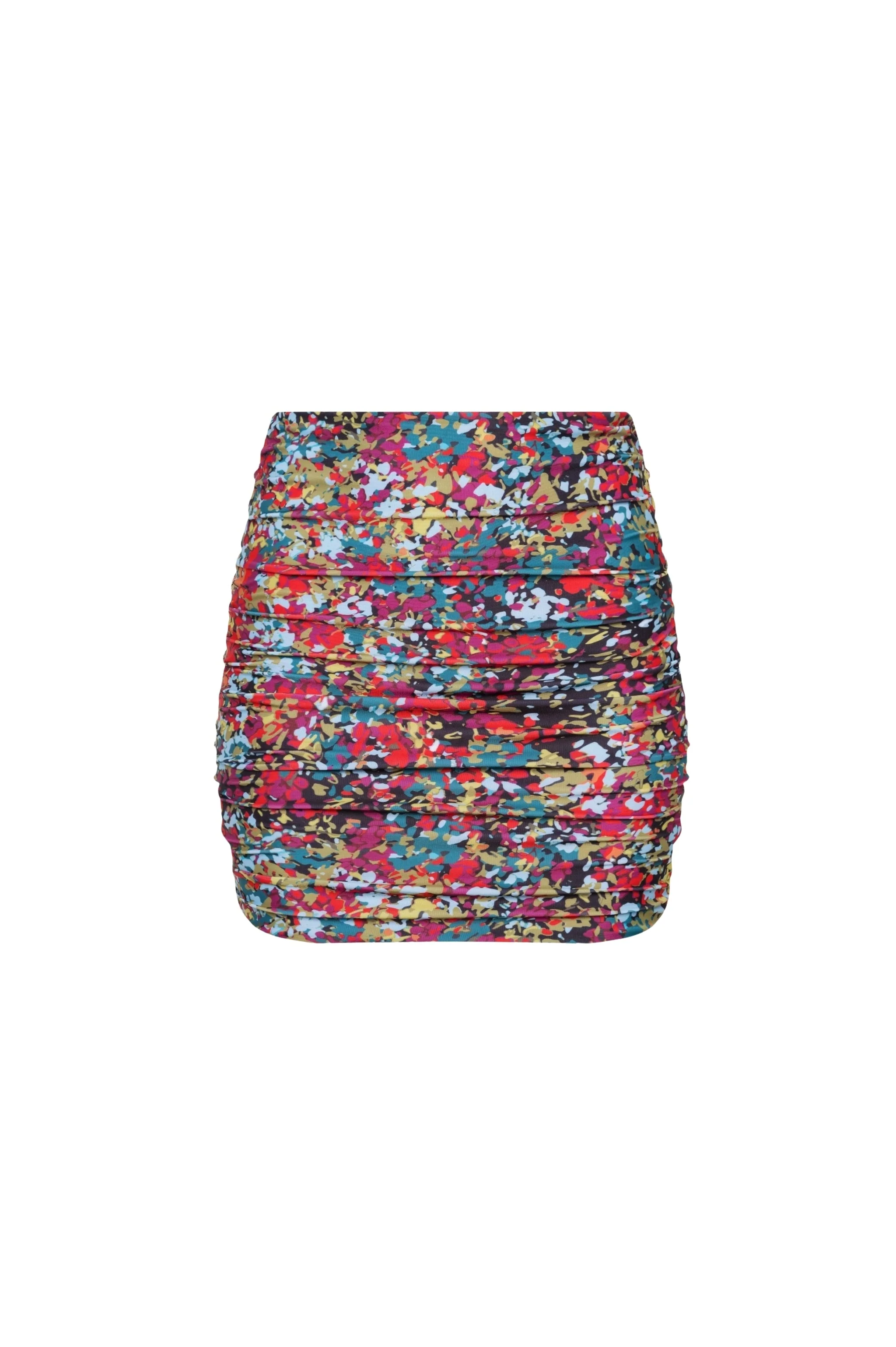 Quality Mini-jupe froncée Rio Confettis Rouges Breathable