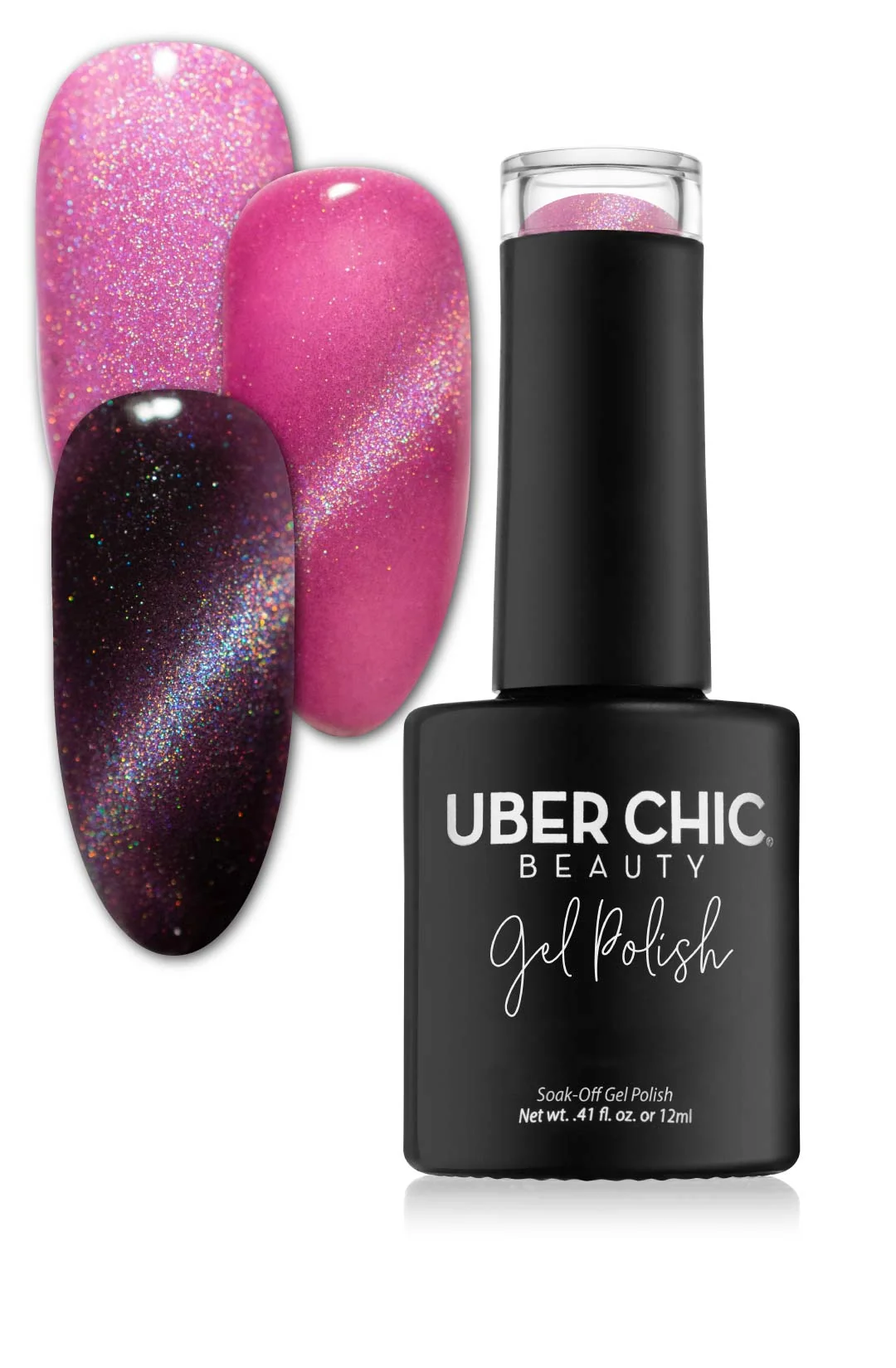 Advanced Rose parfait – Vernis gel œil de chat holographique Eco-Friendly
