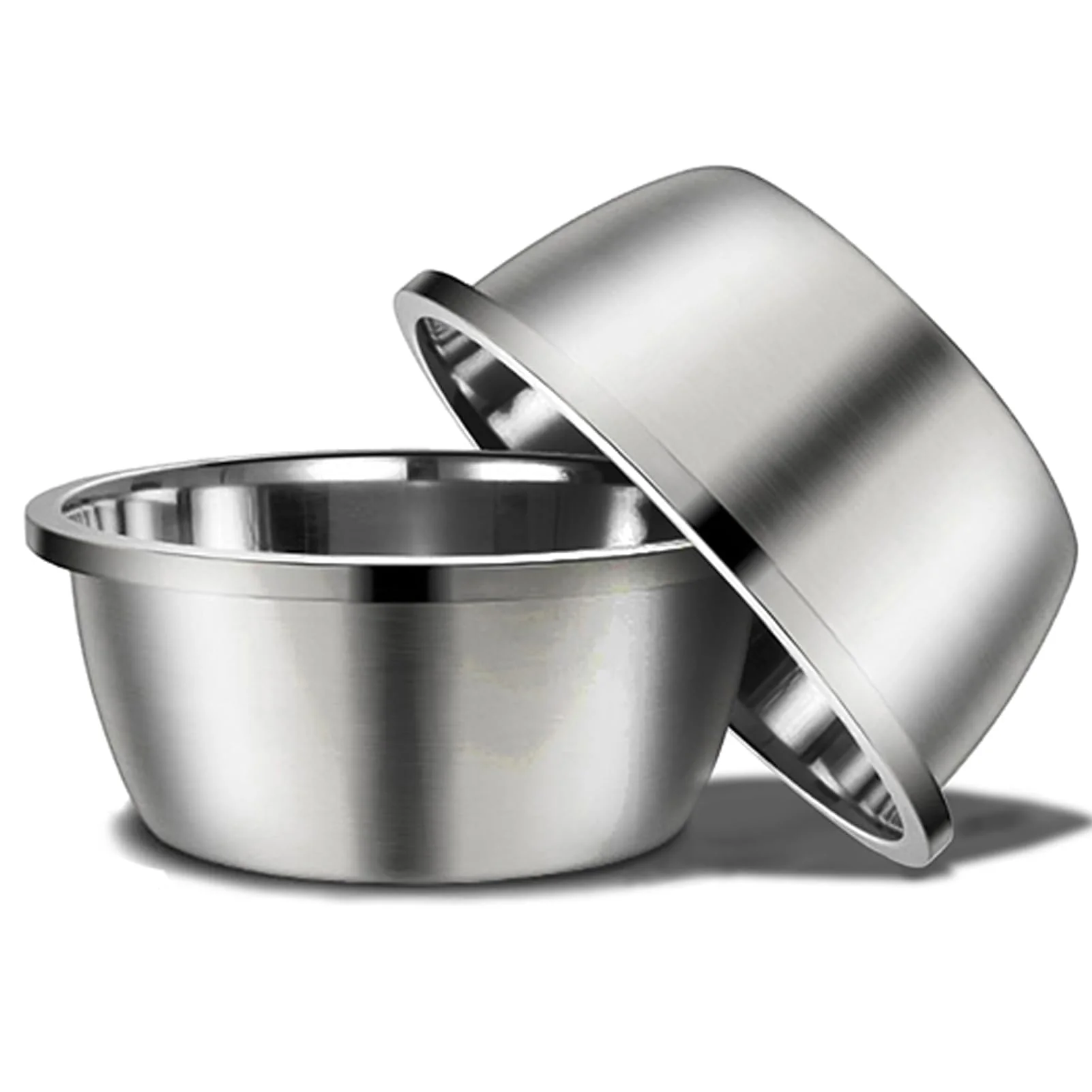 Effective CHOEMORE Stainless Steel Large Dog Bowl Set 2 – 176 oz Capacity Heavy-Duty BPA- Verified