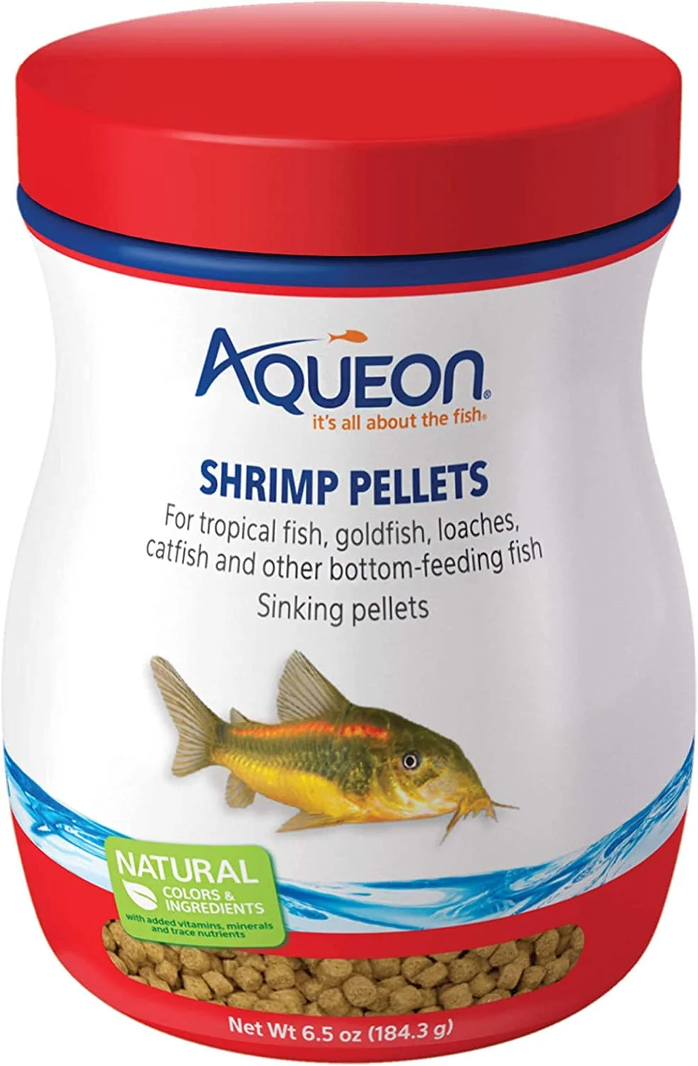 Elite Aqueon Shrimp Pellets 3-Pack Fish Food – 6.5 oz Each Bottom-Dweller Nutrition Functional