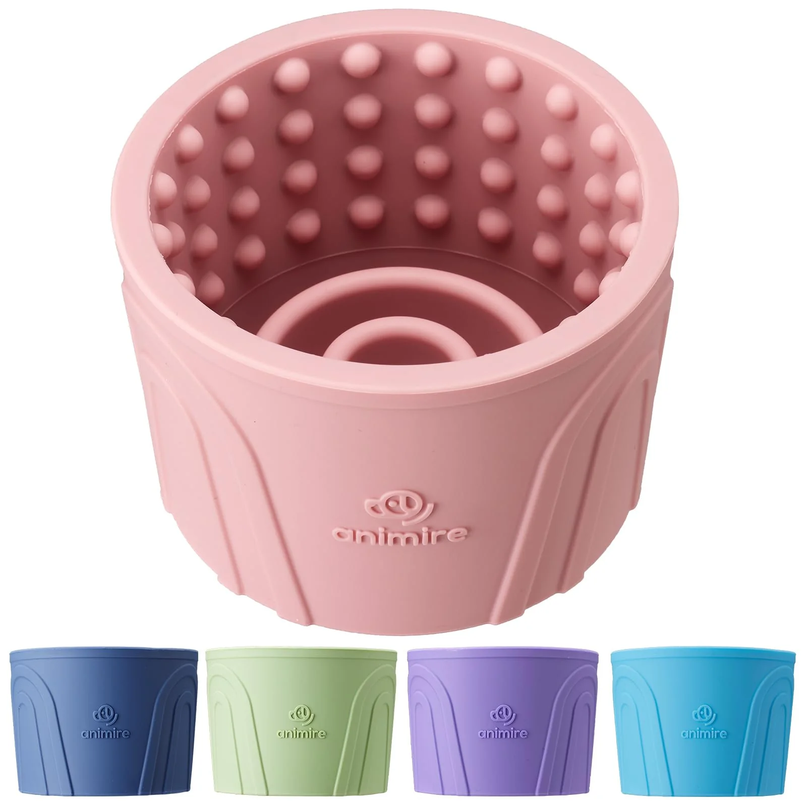 High-Performance Animire Dog Slow Feeder Lick Bowl – Anxiety Relief BPA- Silicone M-L Environmentally Friendly