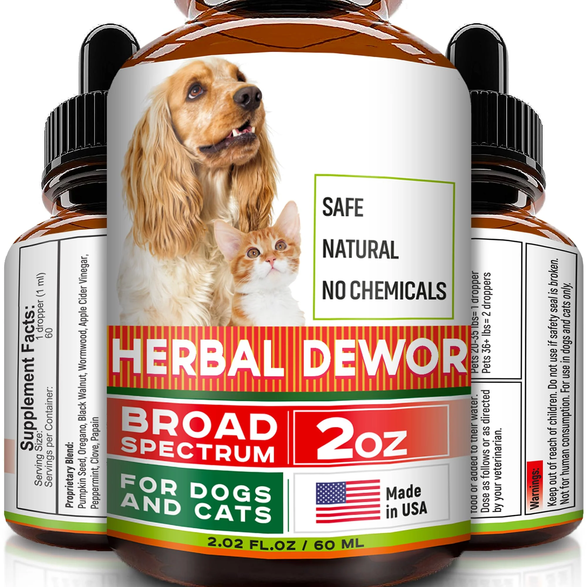 Versatile FurFinds Herbal Cleanse for Cats Dogs – Natural Homeopathic Parasites Toxins Support – 2oz Carefully Designed