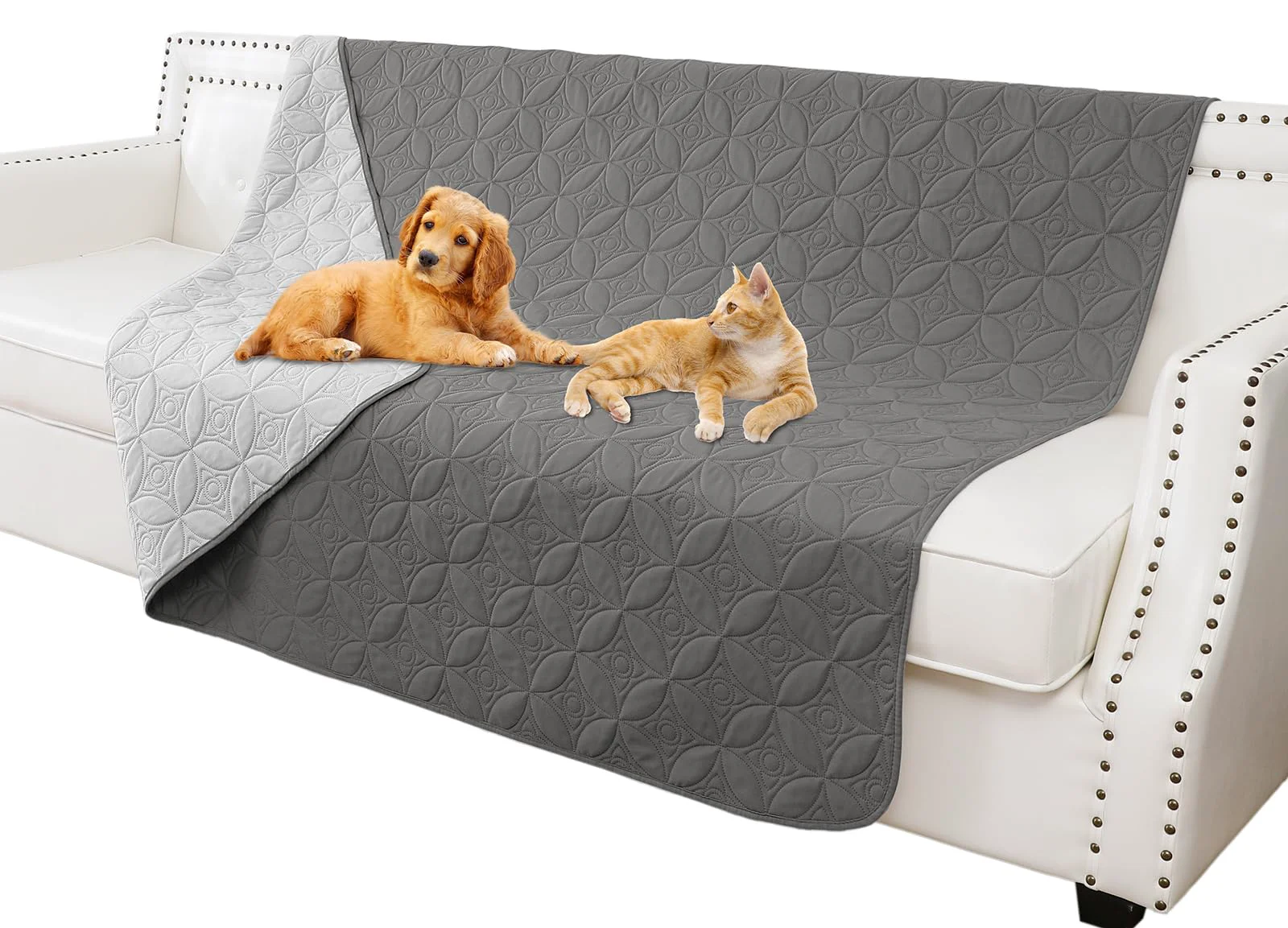 Traditional Tuffeel Waterproof Dog Blanket 52×82 in — Reversible Sofa Bed Protector Unique