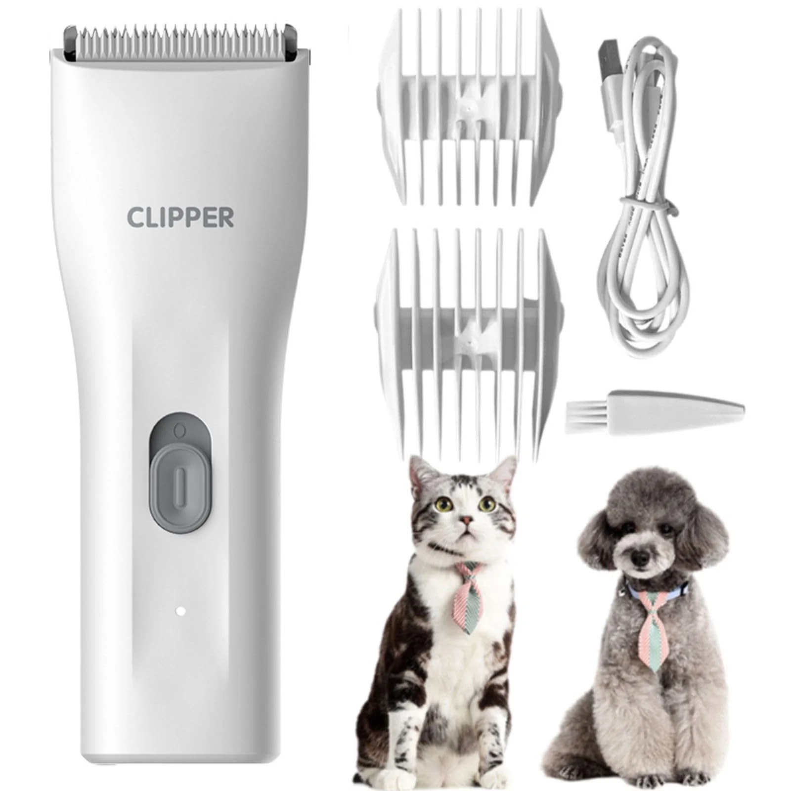 Elegant Grimgrow Dog Grooming Kit Clipper – Low-Noise Cordless Grooming for Thick Coats High-Grade