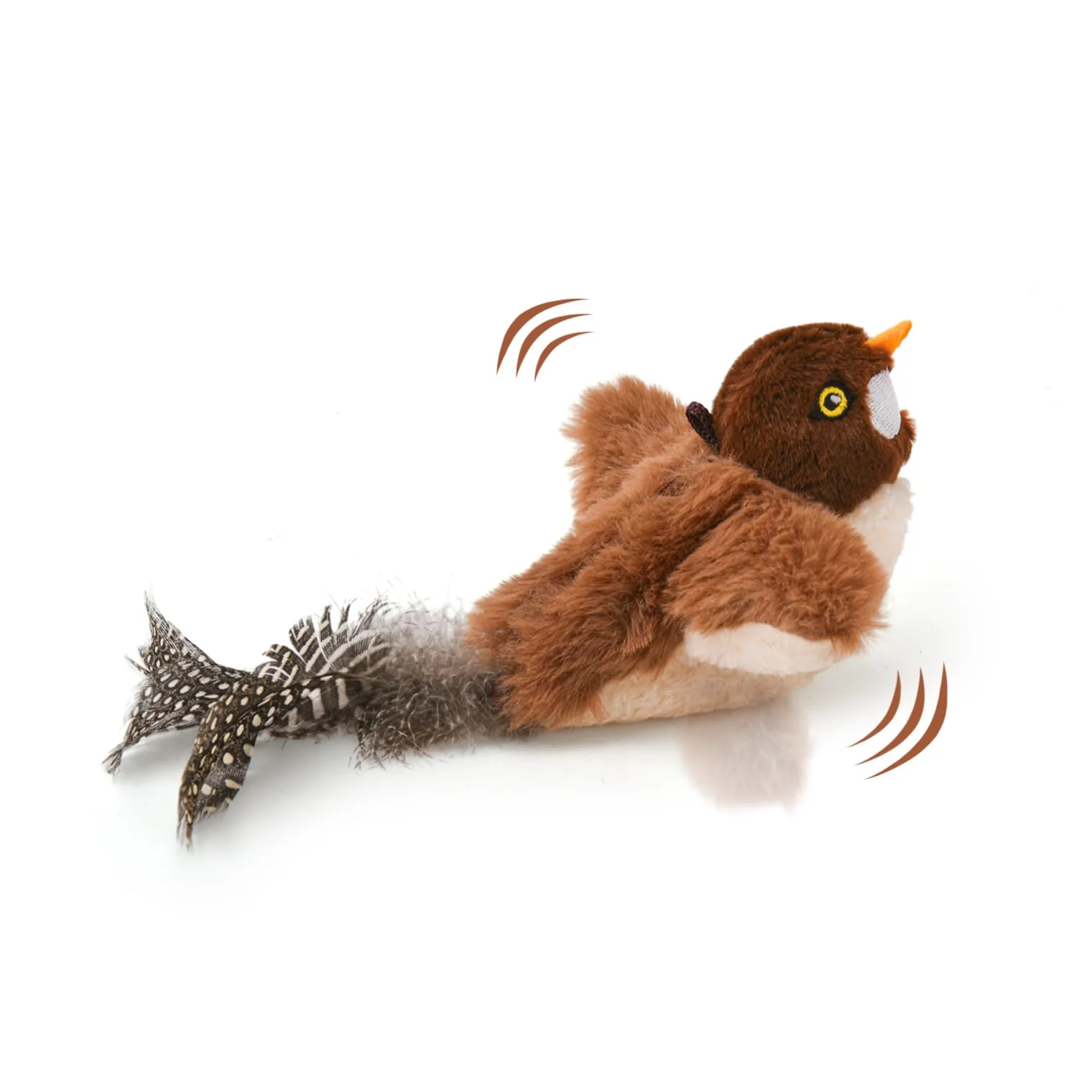 Comfortable LIFLIX Small Flappy Bird Cat Toy — Interactive Chirping Wings for Indoor Cats Responsible
