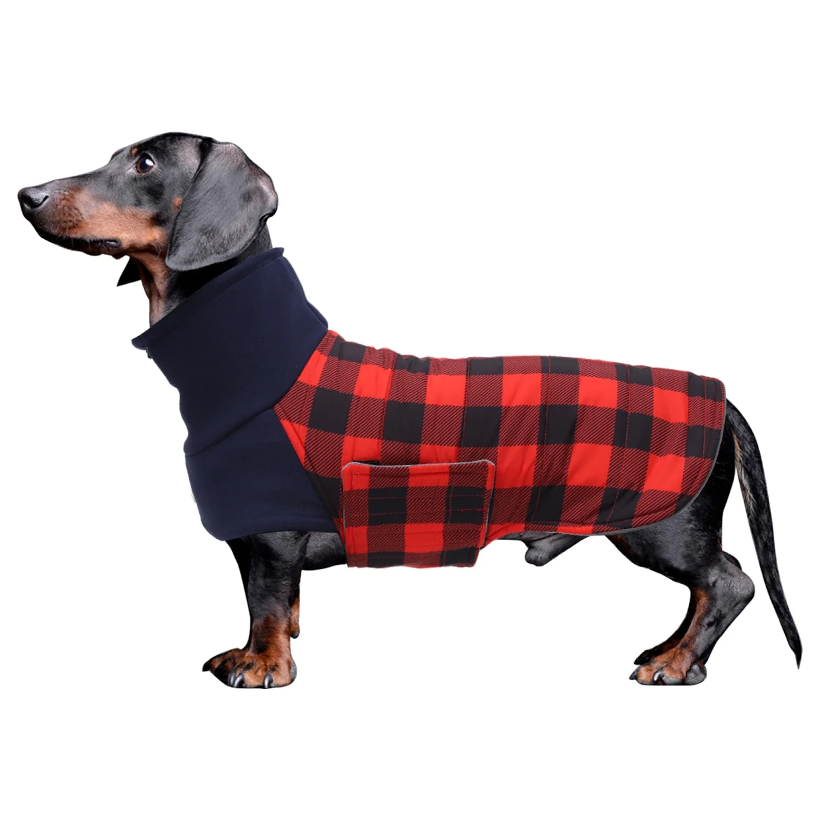 Consistent Geyecete Warm Thermal Quilted Dachshund Coat – Waterproof Adjustable Jacket Red XL Effective