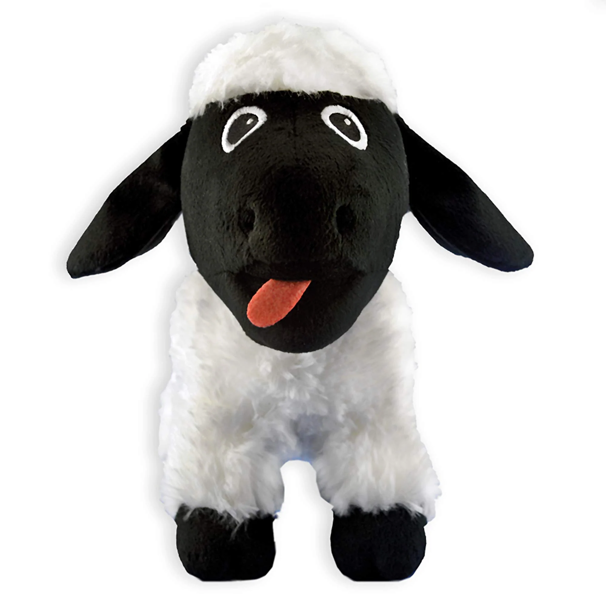 Lightweight FGA Marketplace Black Sheep Plush Toy for Dogs — 2 Squeakers Soft Durable Fashionable