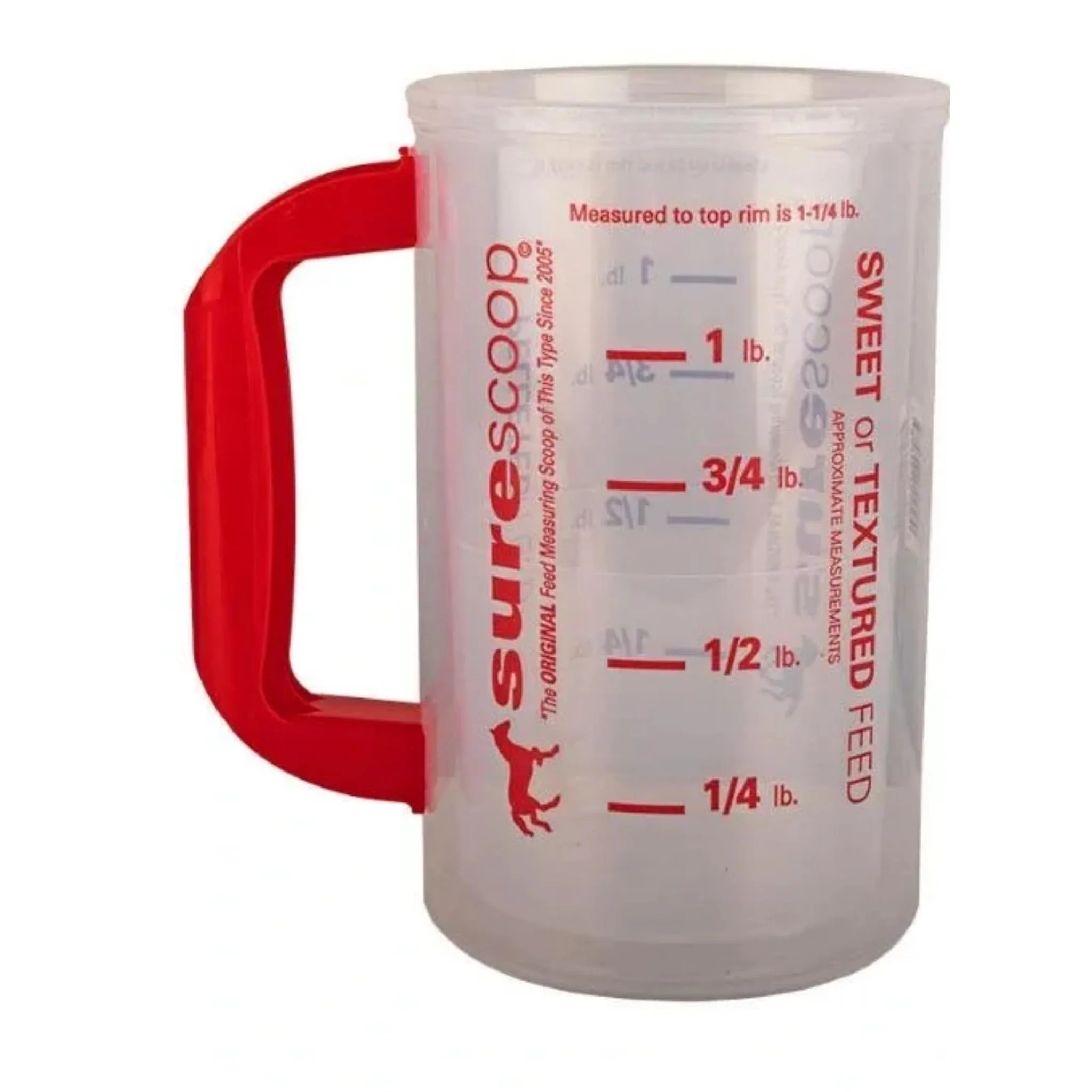 First-Class Whirley DrinkWorks SureScoop Graduated Measuring Scoop for Horses Goats Sheep 1 Scoop Recyclable