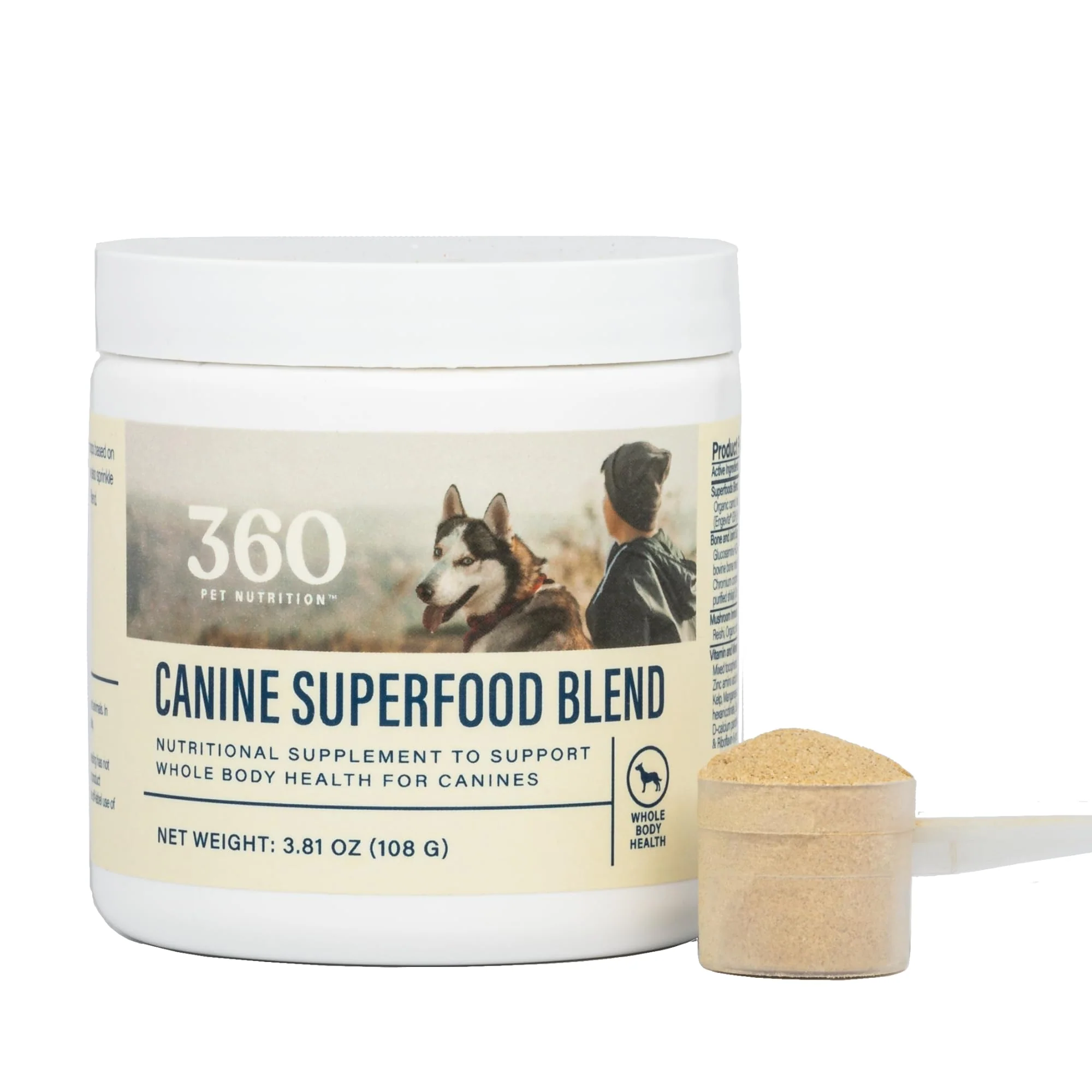 Secure 360 Pet Nutrition Canine Superfood Boost – All Life Stage Dog Meal Topper Supplement Beef Flavor Authentic