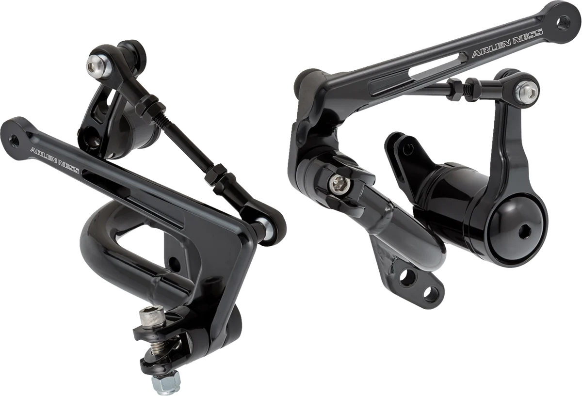 Carefully Designed ARLEN NESS Mid Controls – Black – FLT FLH ’23-’24 420-130 Flexible