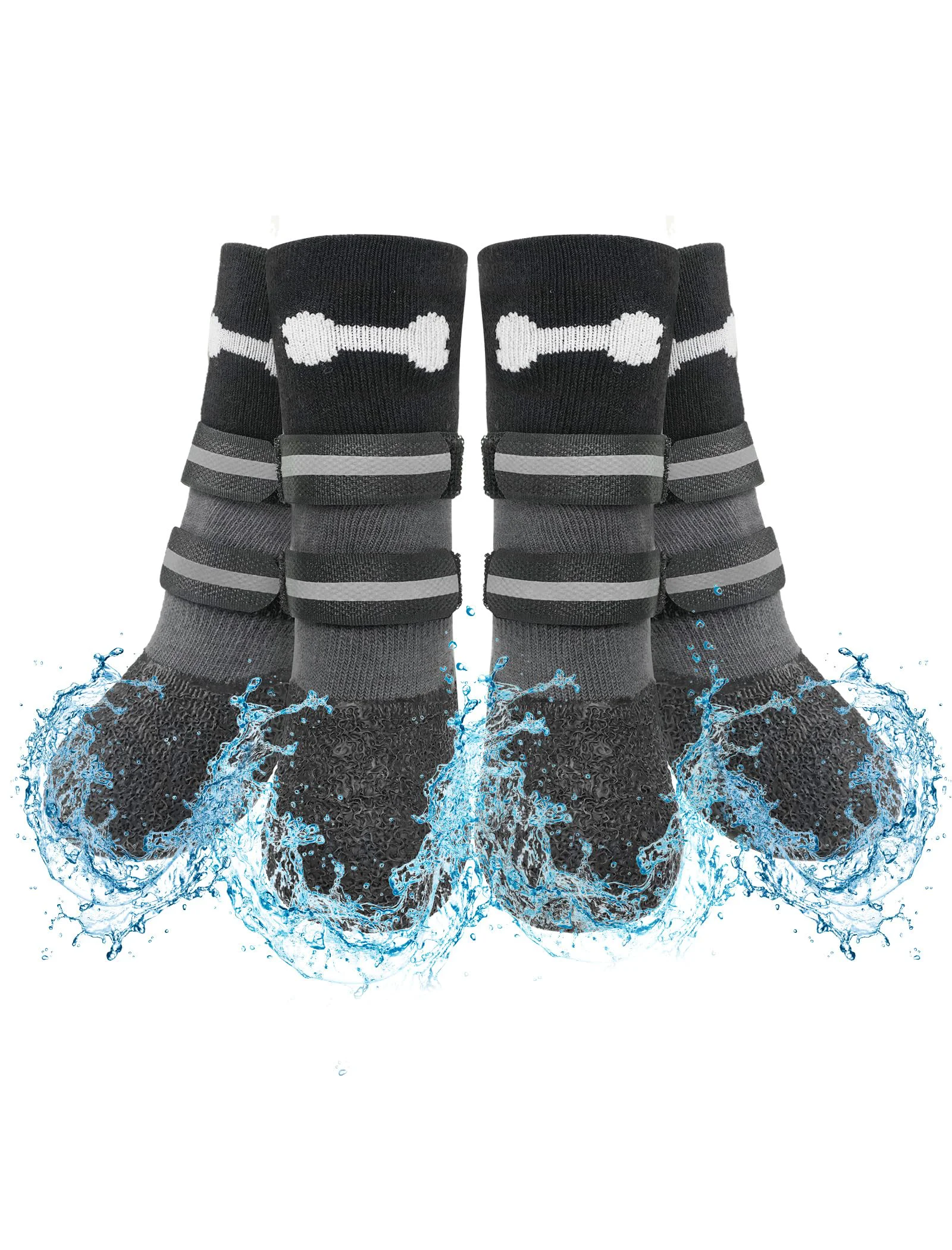 Professional SCENE Anti Slip Dog Boots Waterproof Paw Protection for Hot Cold Pavement World-Class