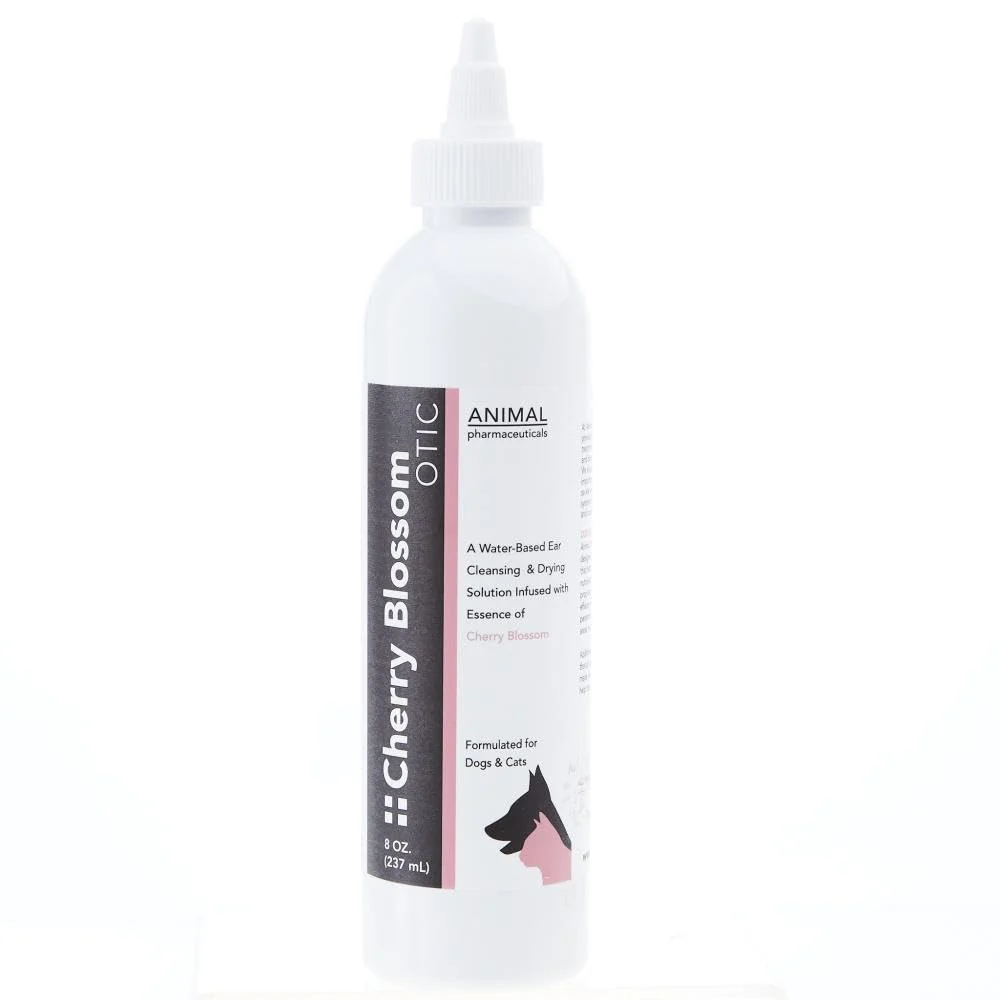 Refined Animal Pharmaceuticals Cherry Blossom Otic 8oz – Gentle Ear Cleanser Deodorizer Soft