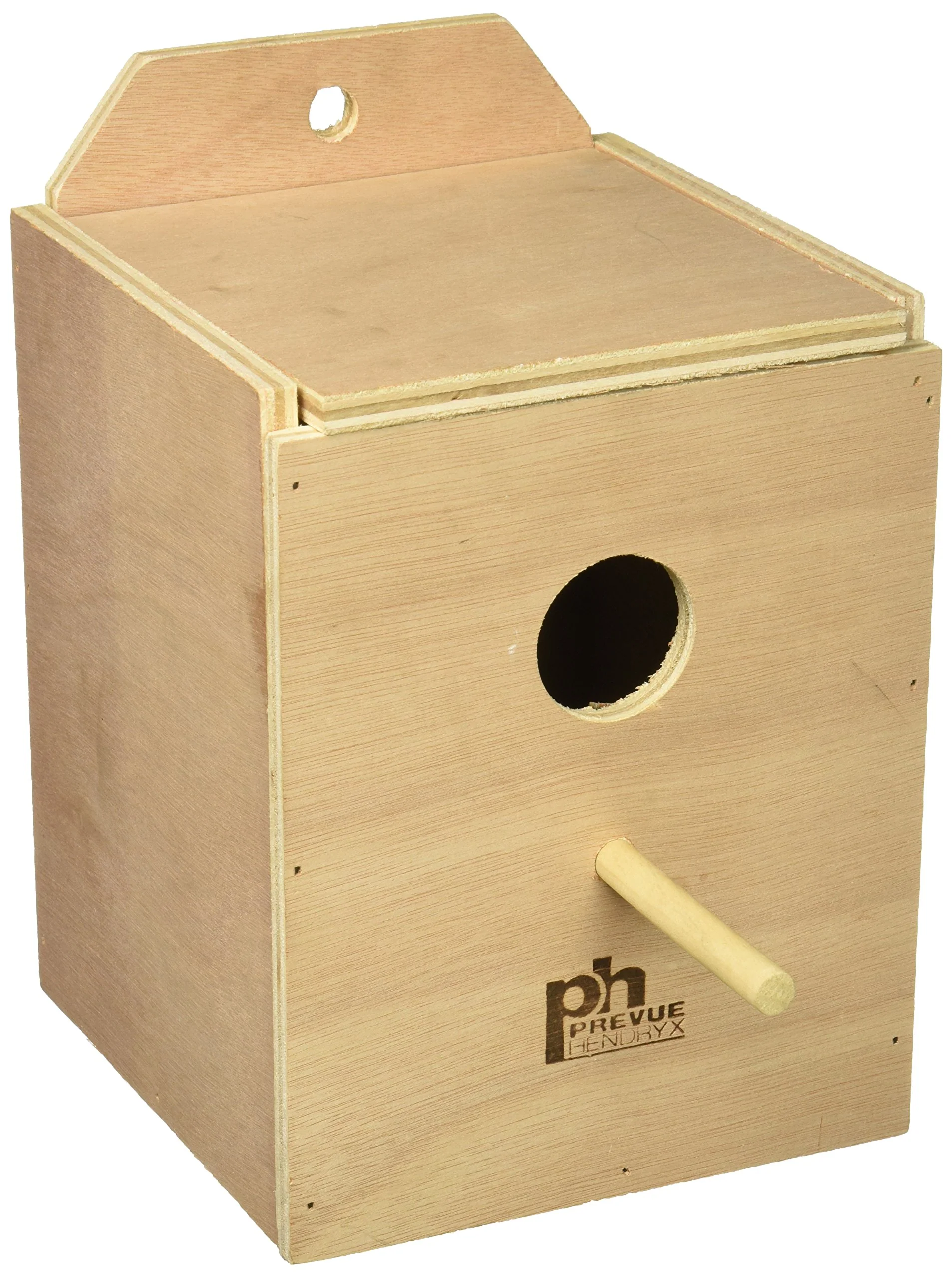 Soft PH Prevue Hendryx BPV1102 Wood Inside Mount Nest Box for Birds – Lovebird Classic