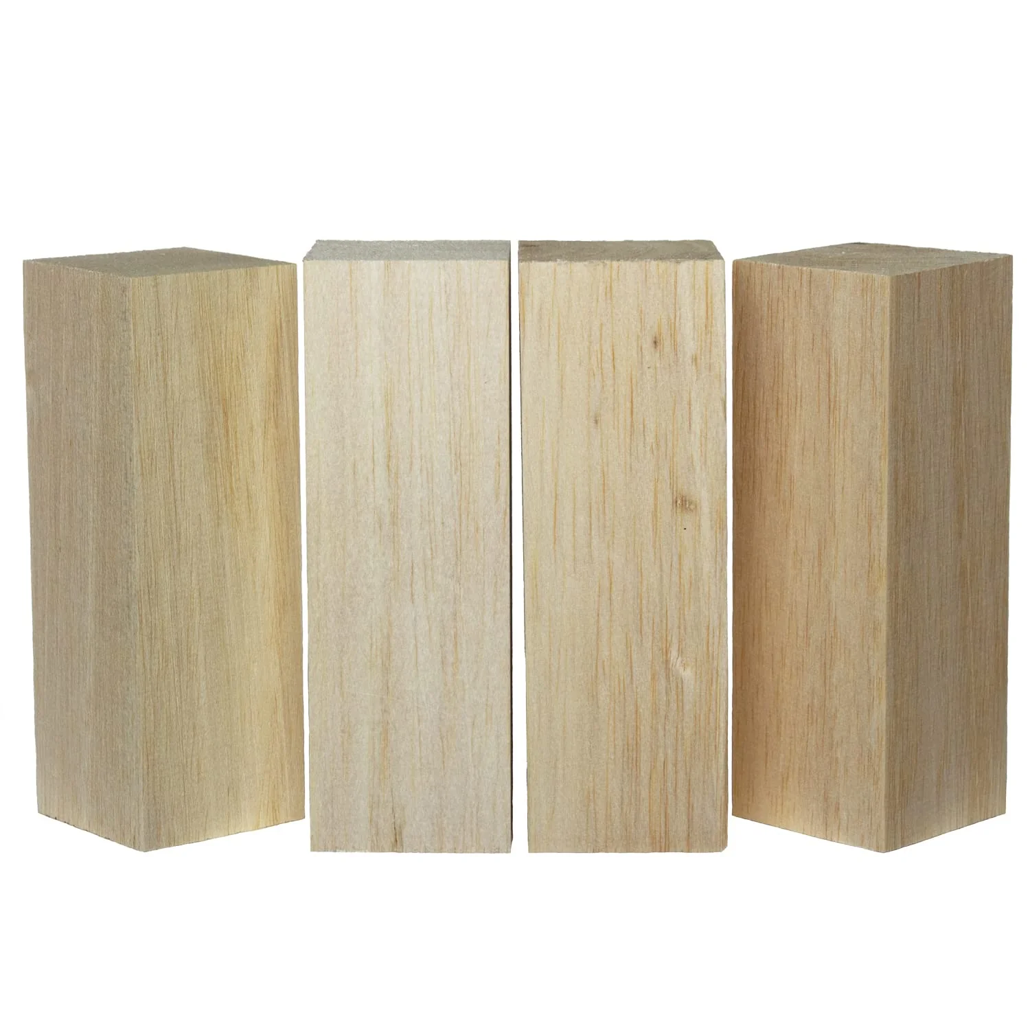 Breathable Super Bird Creations SB50018 Balsa Blocks – 4 Unfinished 2x2x6 Bird Toys Craft Blocks Easy-to-Use