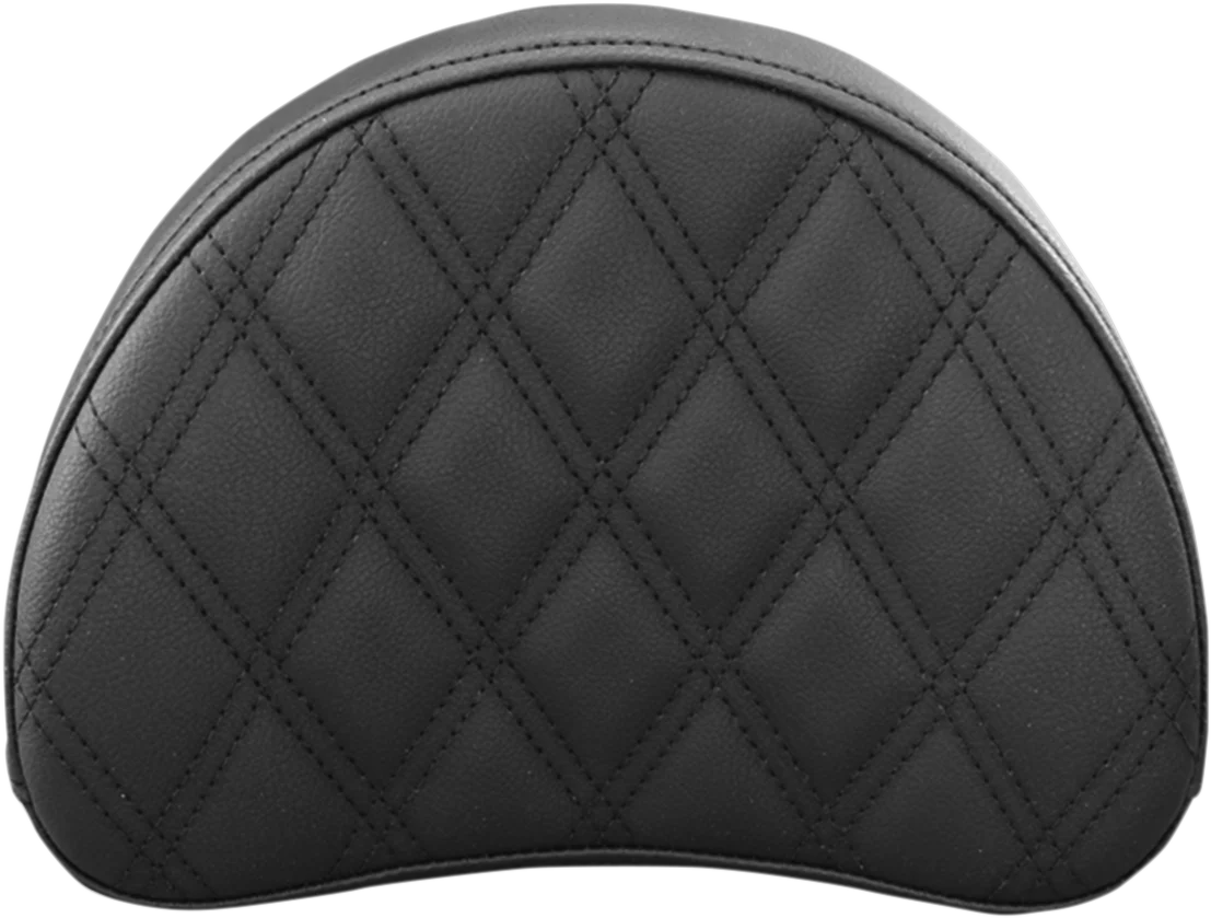 Easy-to-Use SADDLEMEN Sissy Bar Pad – Lattice Stitched – Black 051343 Classic