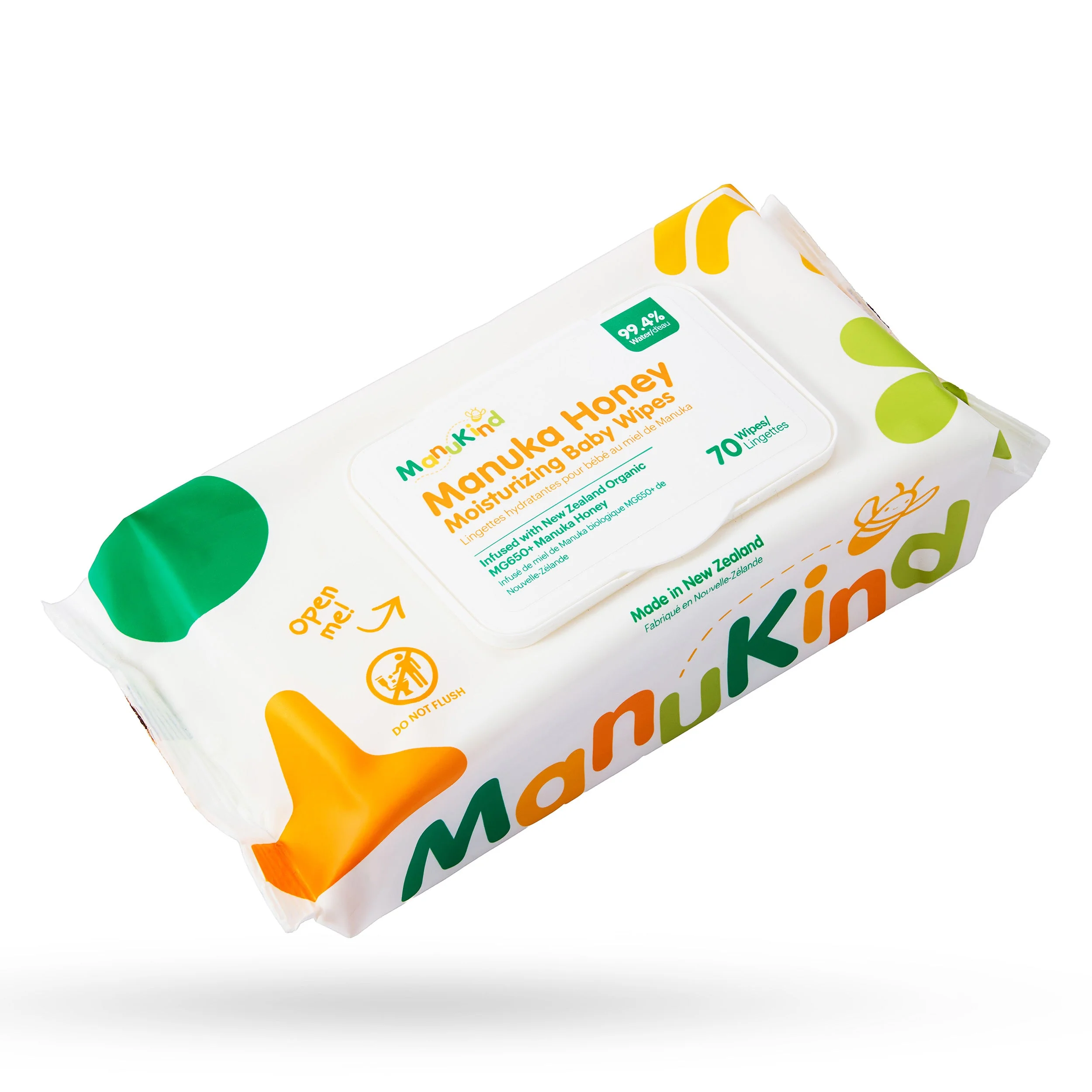 Trendy Manuka Honey Baby Wipes Functional