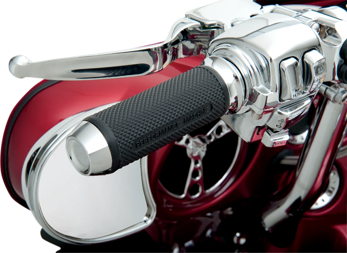 Safe PERFORMANCE MACHINE PM Grips – Elite – TBW – Chrome 0063-2028-CH User-Friendly