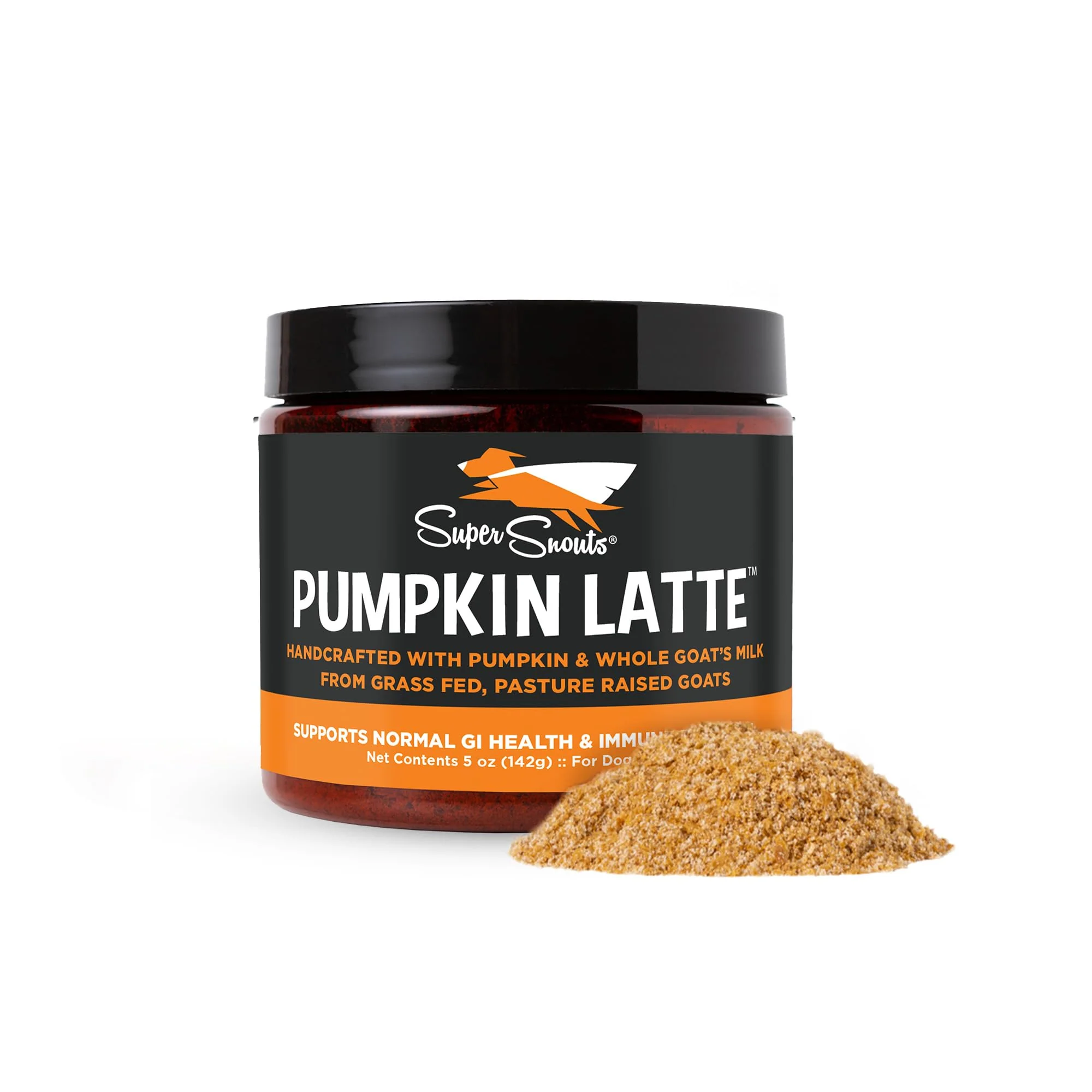 Official Super Snouts Diggin’s Pumpkin Latte for Dogs Cats — Digestive Supplement 5 oz Sustainable